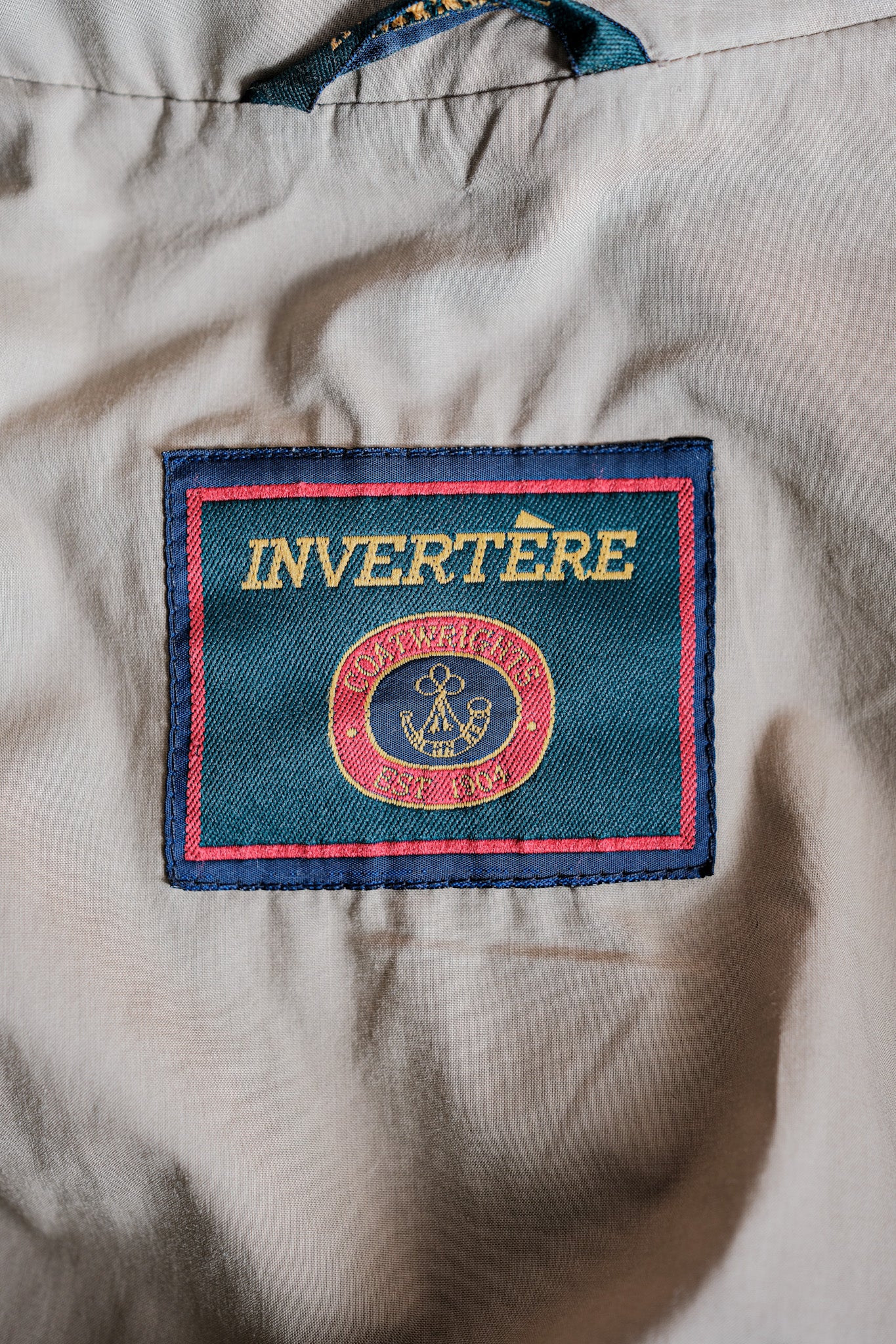 ［~90's］Old INVERTERE HBT Wool Jacket With Chin Strap Size.40 "Moorbrook"