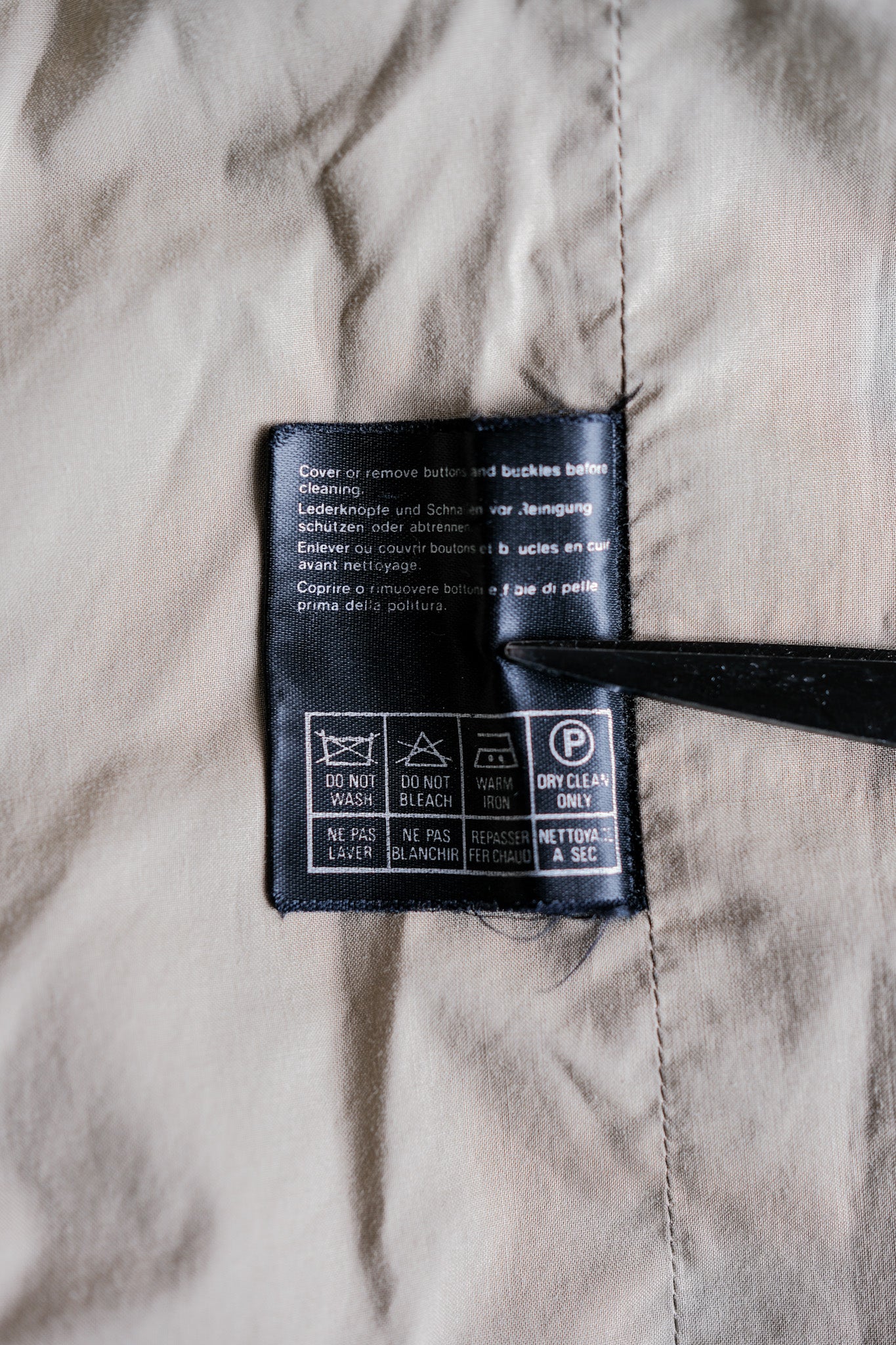 ［~90's］Old INVERTERE HBT Wool Jacket With Chin Strap Size.40 "Moorbrook"