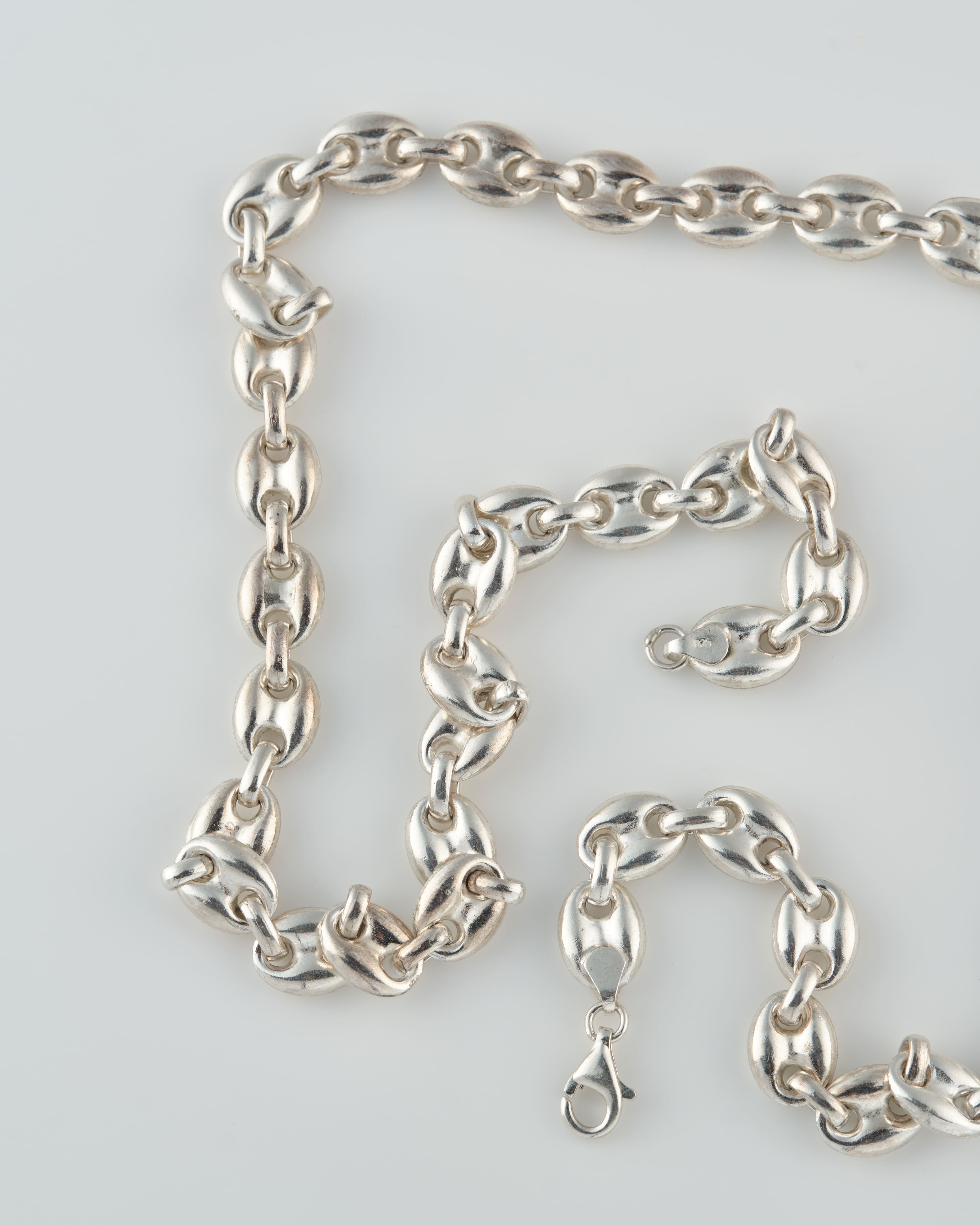 [~00's] Europe Vintage Silver 925 Chain Necklace