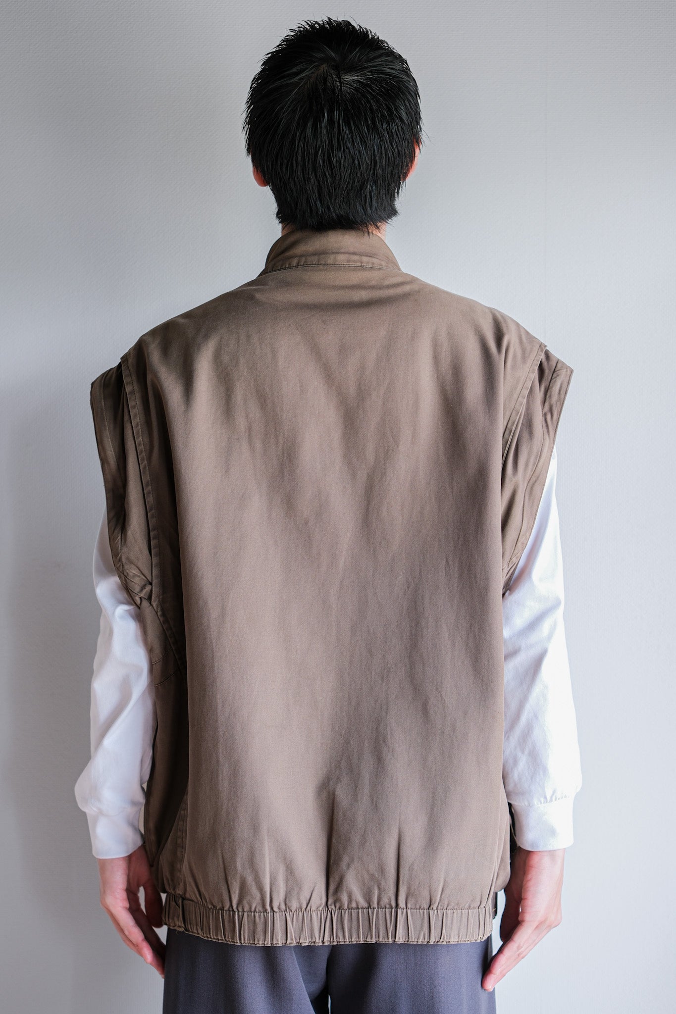 [~90's] Old Renoma Paris Detachable Sleeve Multi Pocket Jacket With Liner