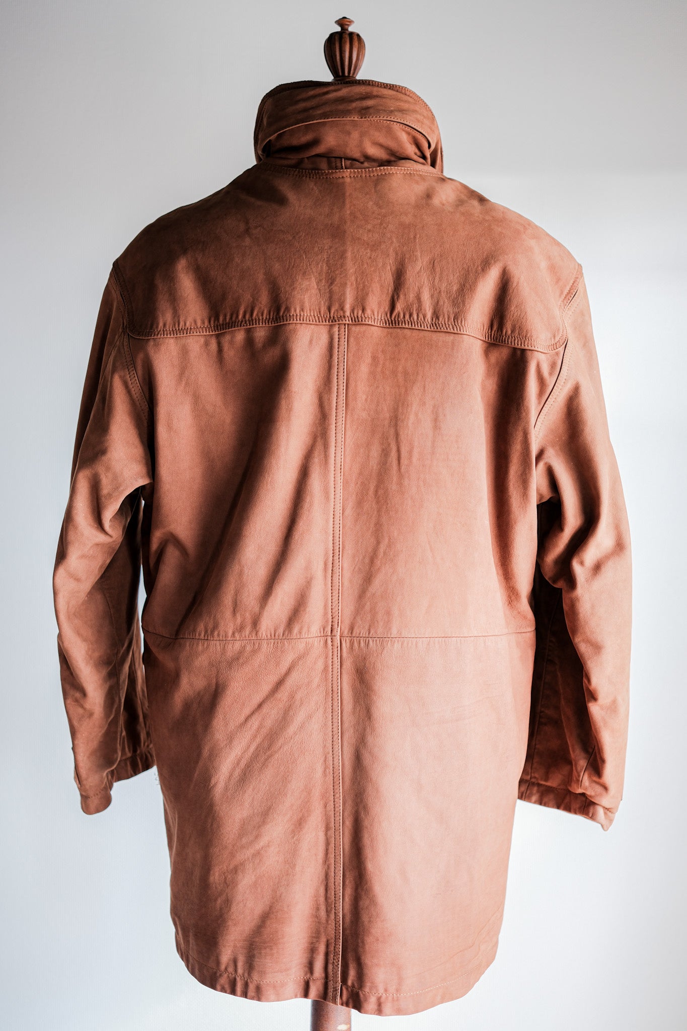 ［~90's］Old INVERTERE Leather Duffle Coat Size.XS