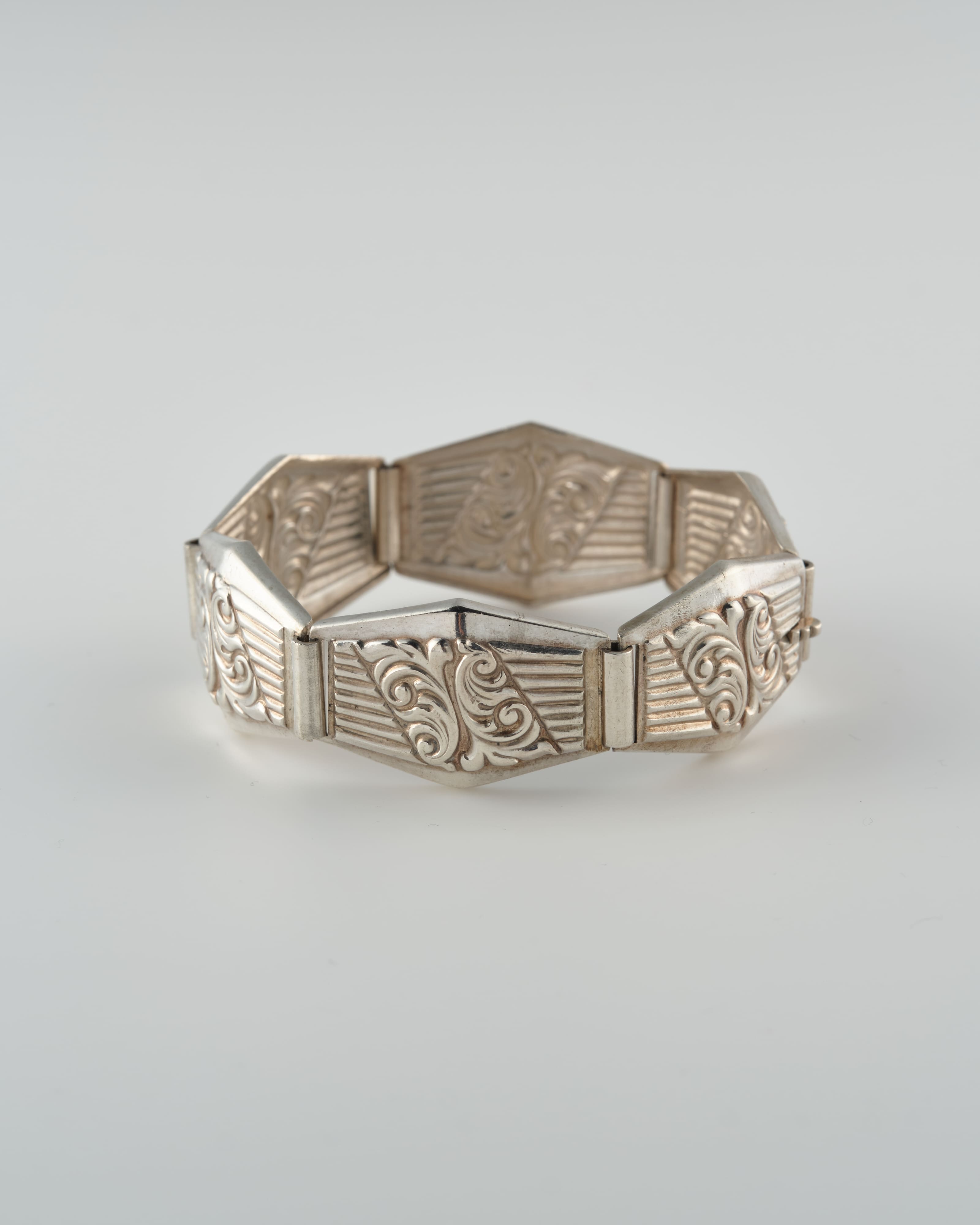 【~40’s】Czechoslovakian Vintage Silver 835 Bracelet