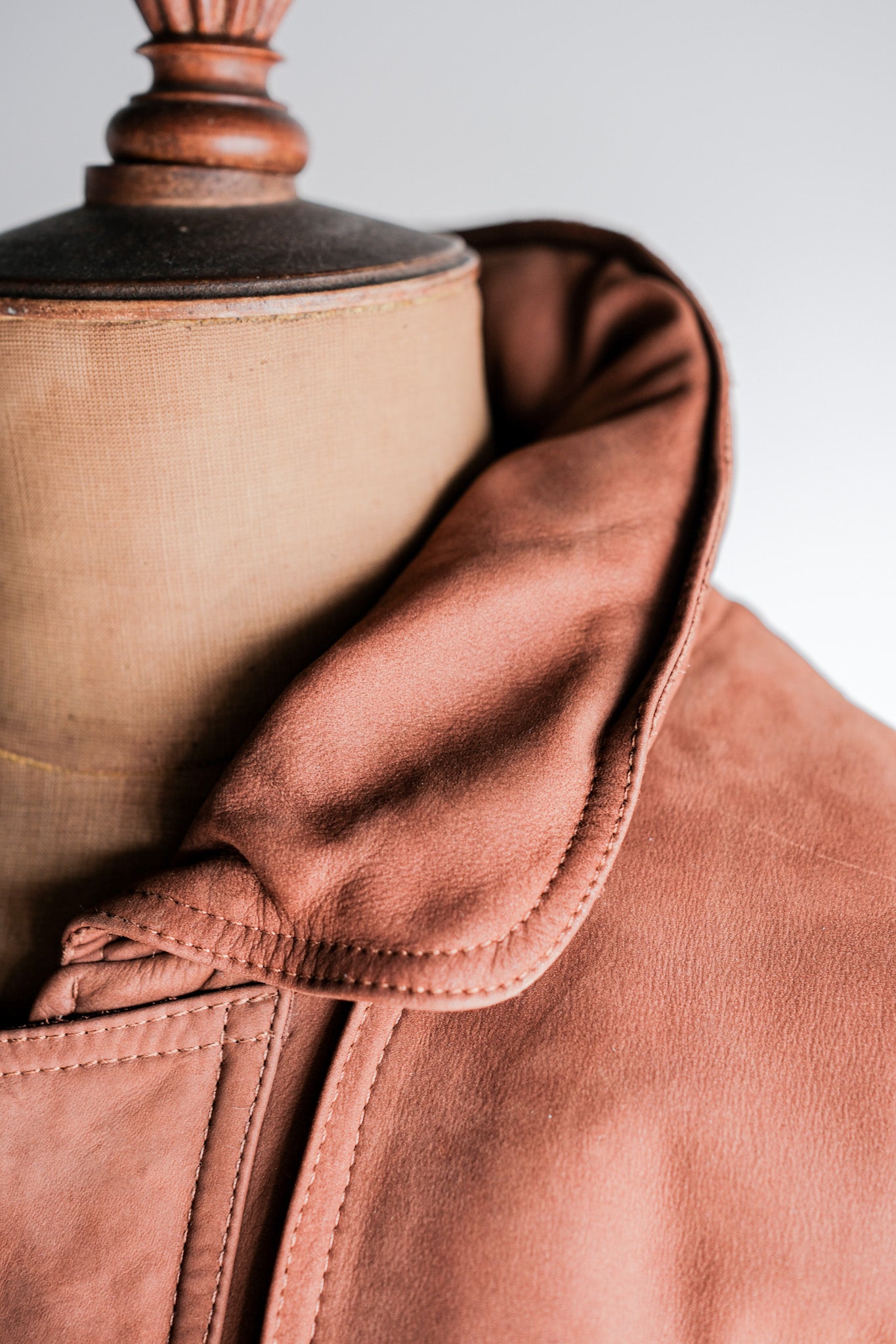 ［~90's］Old INVERTERE Leather Duffle Coat Size.XS