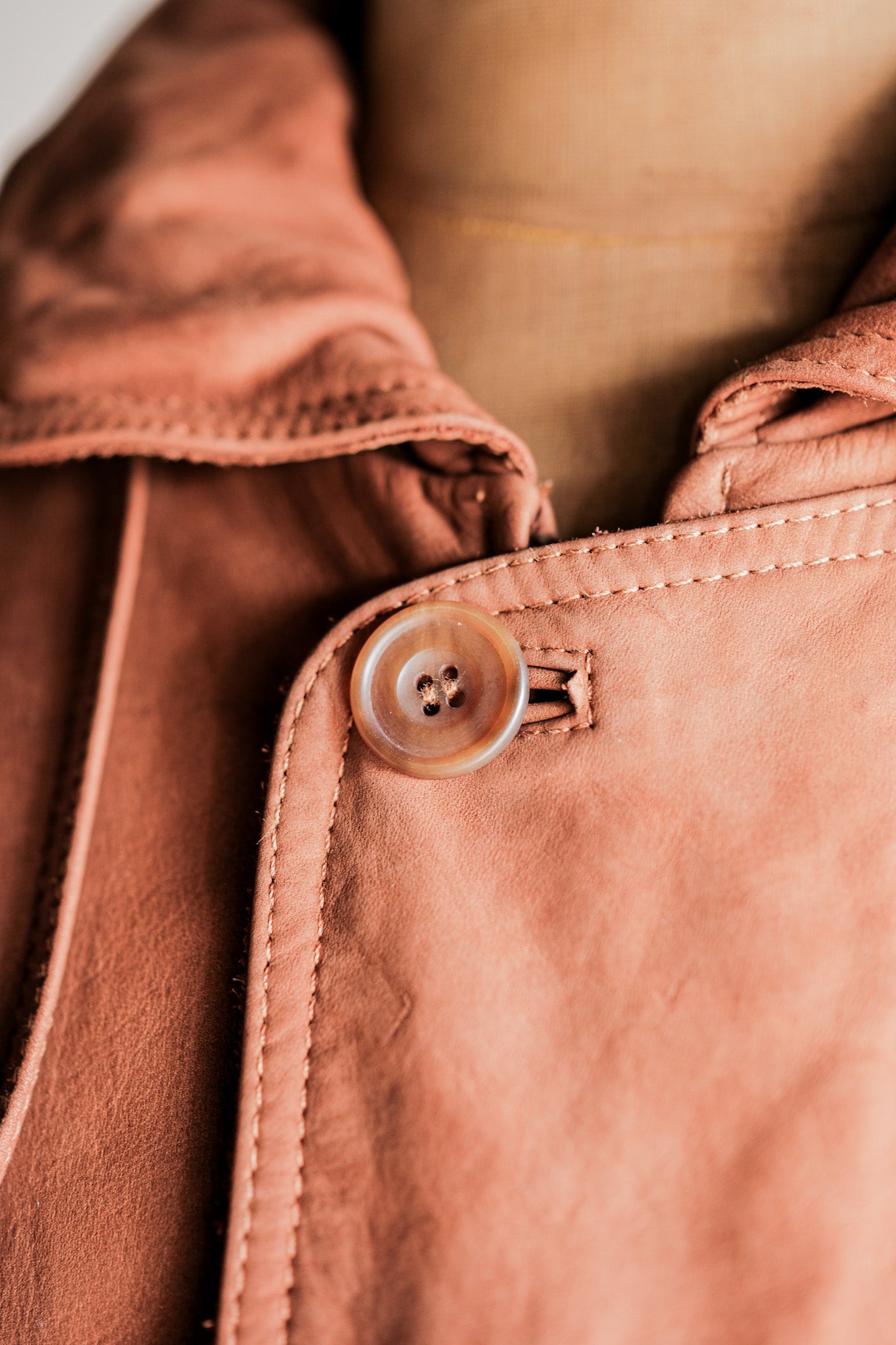 ［~90's］Old INVERTERE Leather Duffle Coat Size.XS