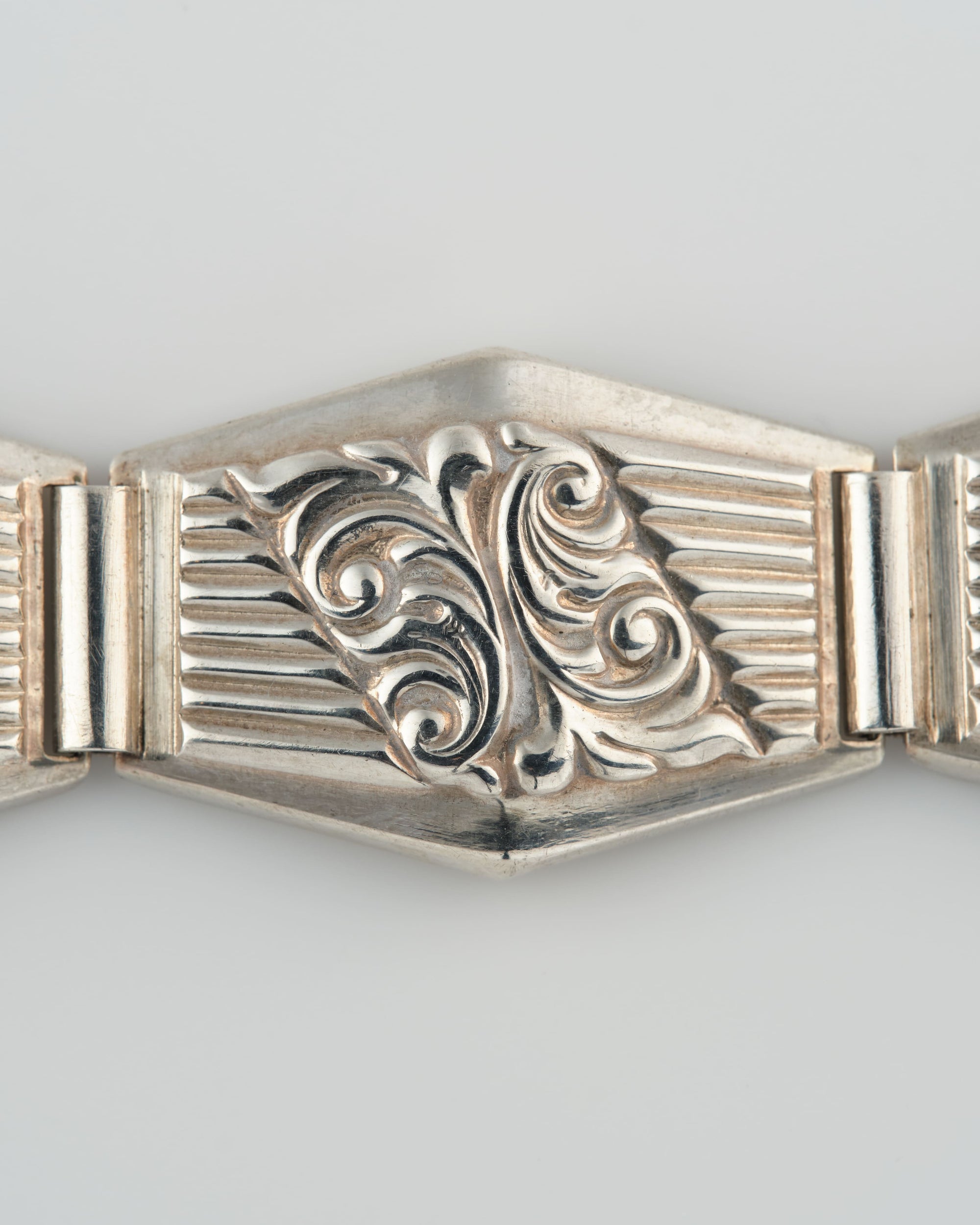 ［~40’s］Czechoslovakian Vintage Silver 835 Bracelet