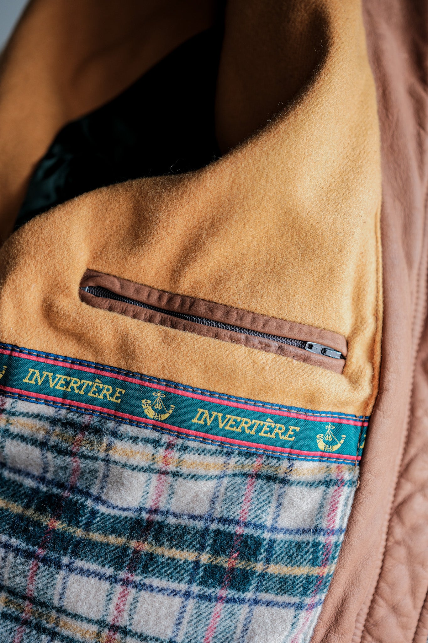 ［~90's］Old INVERTERE Leather Duffle Coat Size.XS