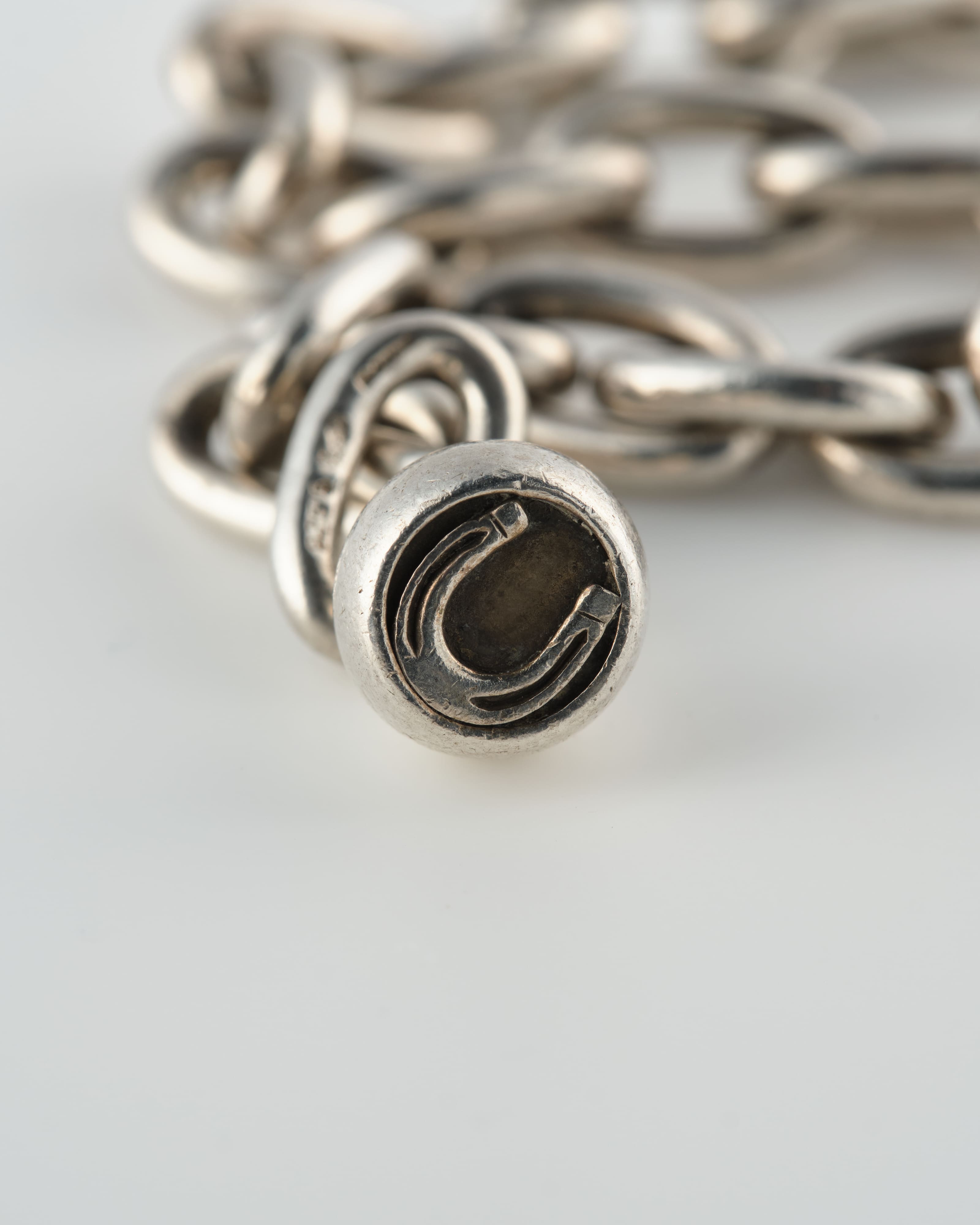 【40's~】Vintage Georg Jensen Silver 925 Chain Bracelet