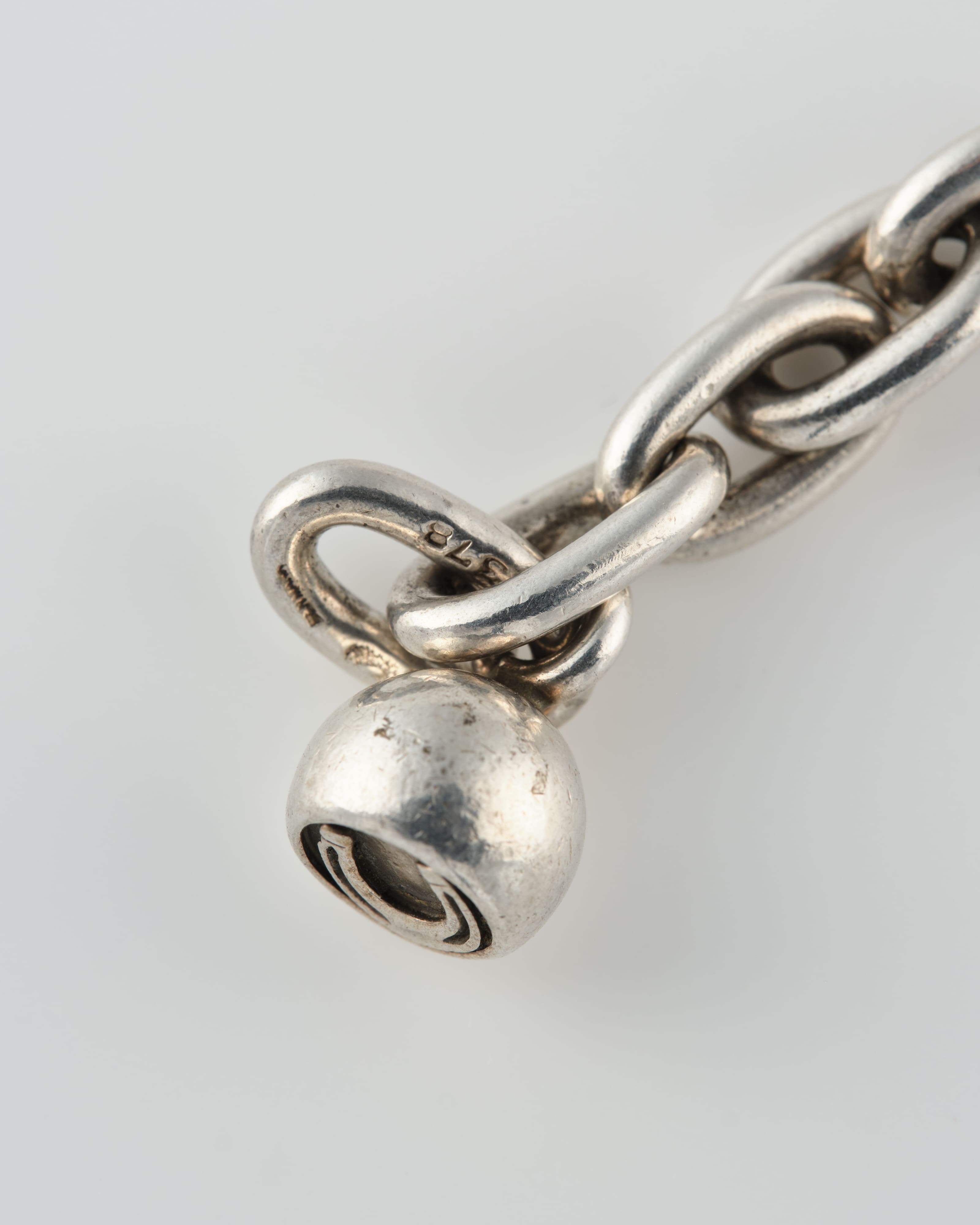 【40's~】Vintage Georg Jensen Silver 925 Chain Bracelet