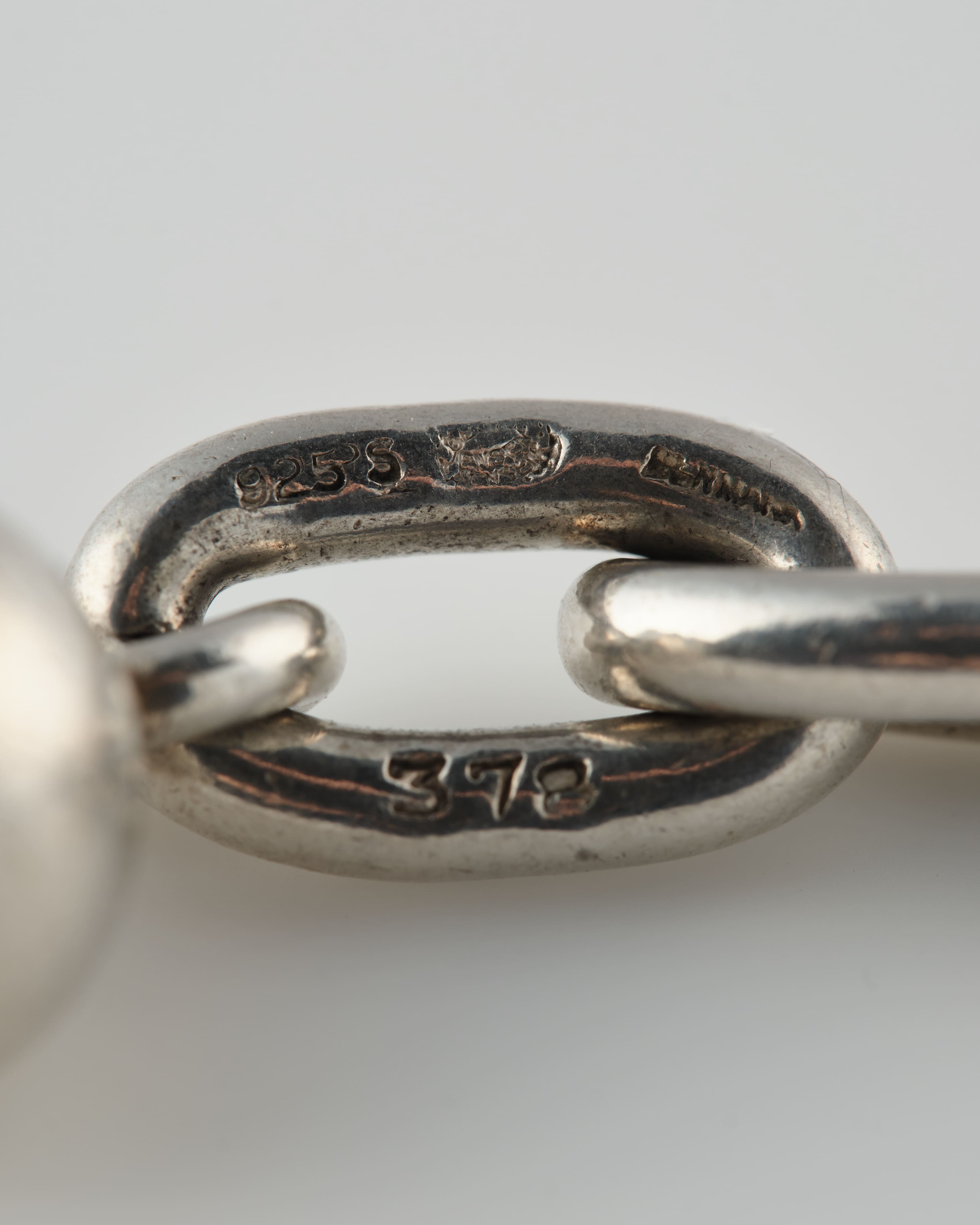 【40's~】Vintage Georg Jensen Silver 925 Chain Bracelet
