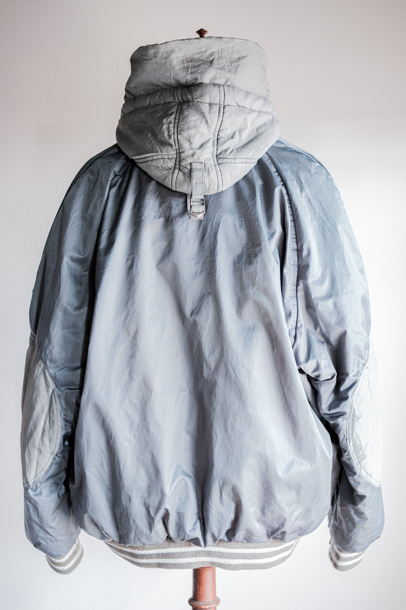 【~80's】Old BONEVILLE Navy Arctic Hooded Jacket Size.54
