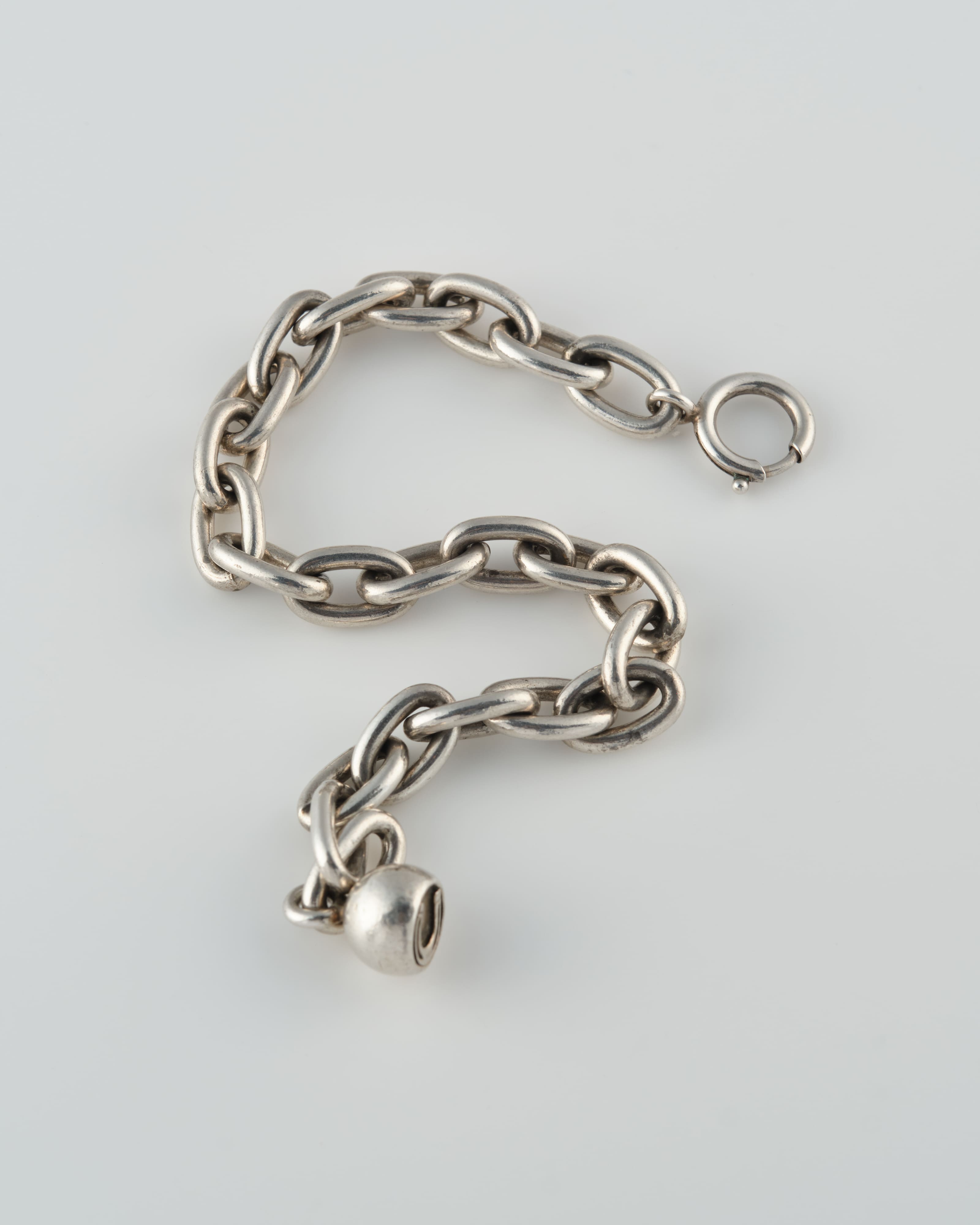 【40's~】Vintage Georg Jensen Silver 925 Chain Bracelet