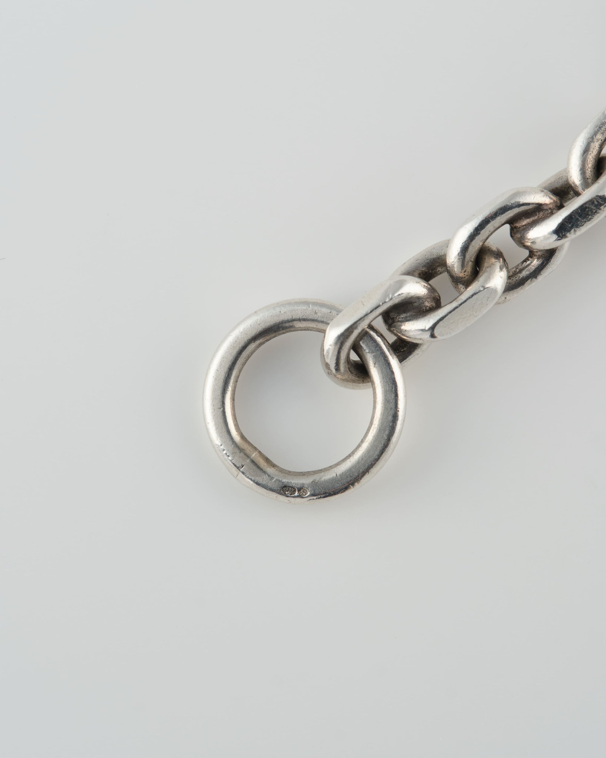 ［~70's］Swedish Vintage Silver 925 Toggle Clasp Anchor Chain Bracelet