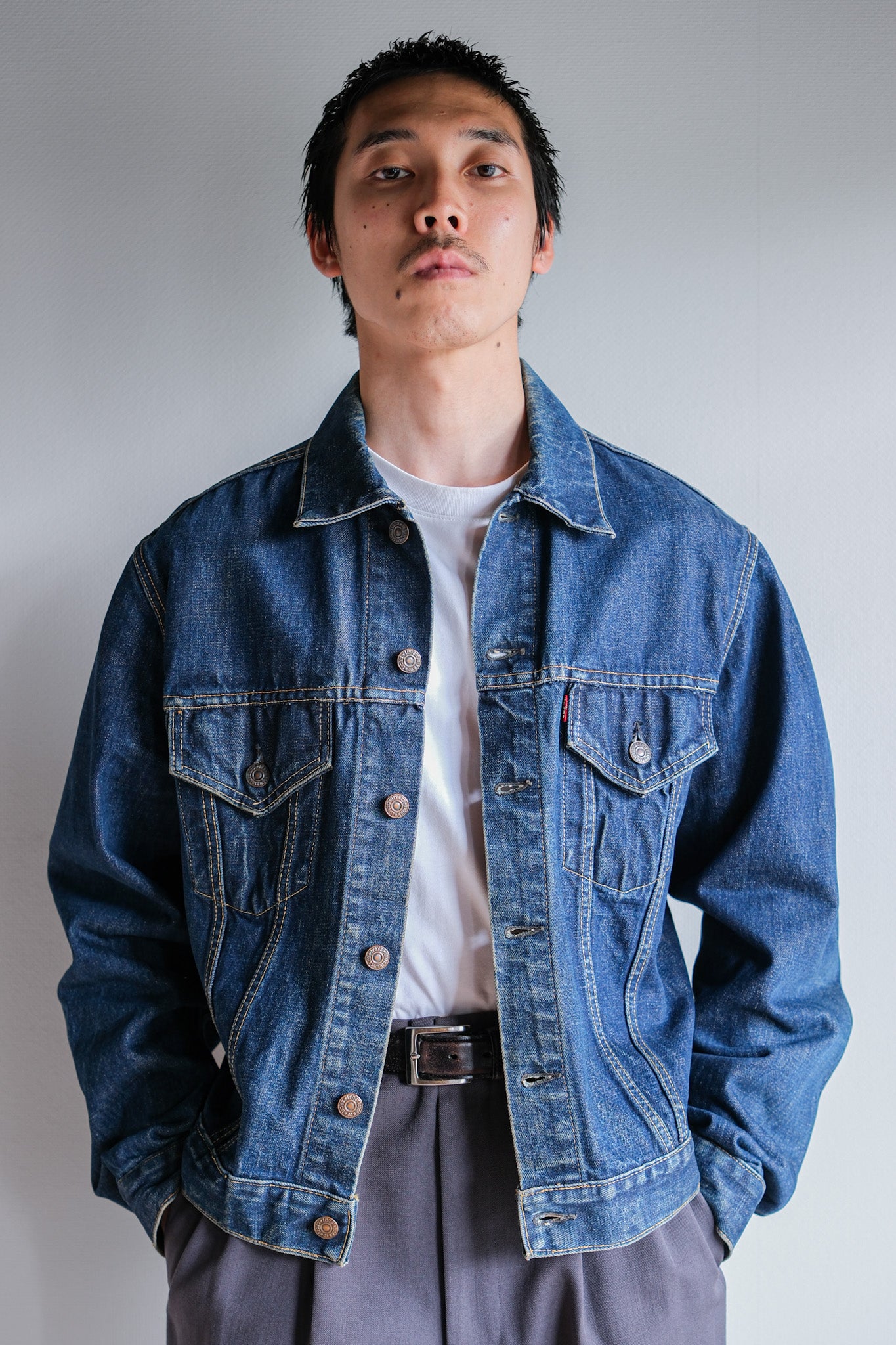 ［~60's］Vintage Levi's 557 Denim Jacket "Big E"