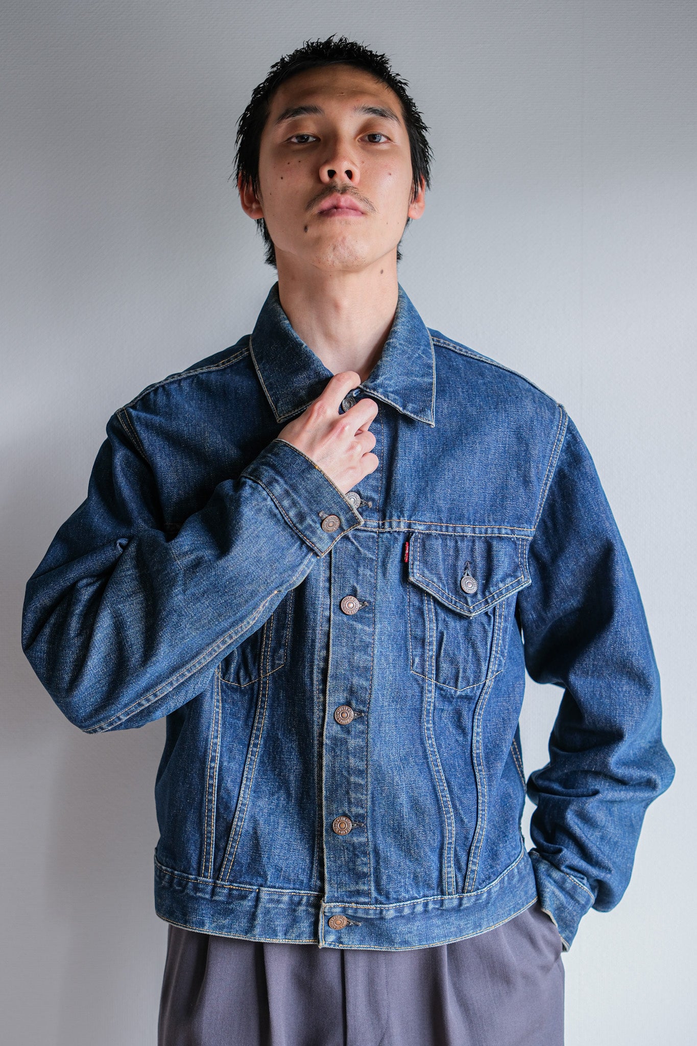 ［~60's］Vintage Levi's 557 Denim Jacket "Big E"