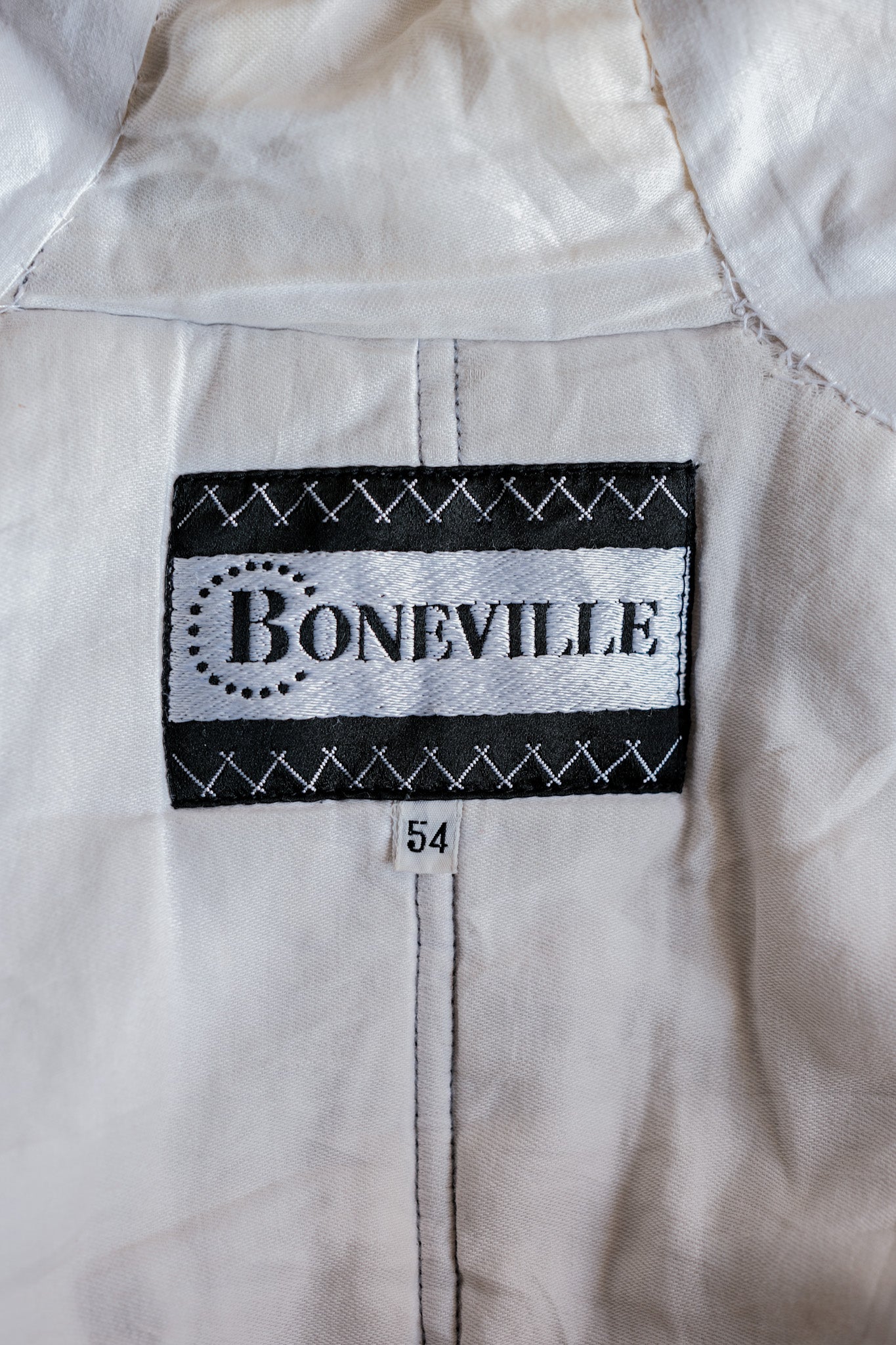 [~ 80] Old Boneville Navy Arctic Hooded Veste Taille.54