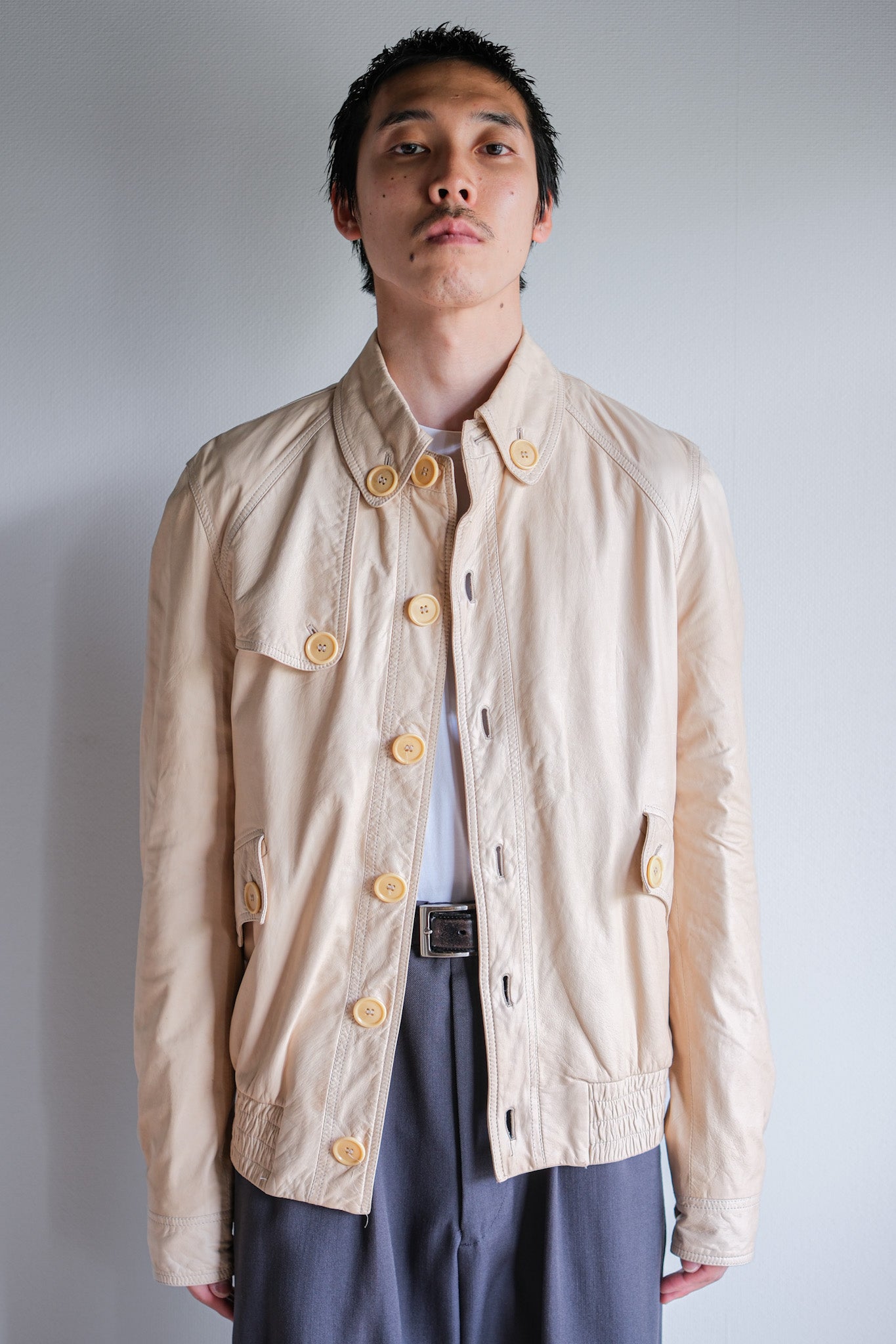 [~00’s] Old LOEWE Leather Blouson