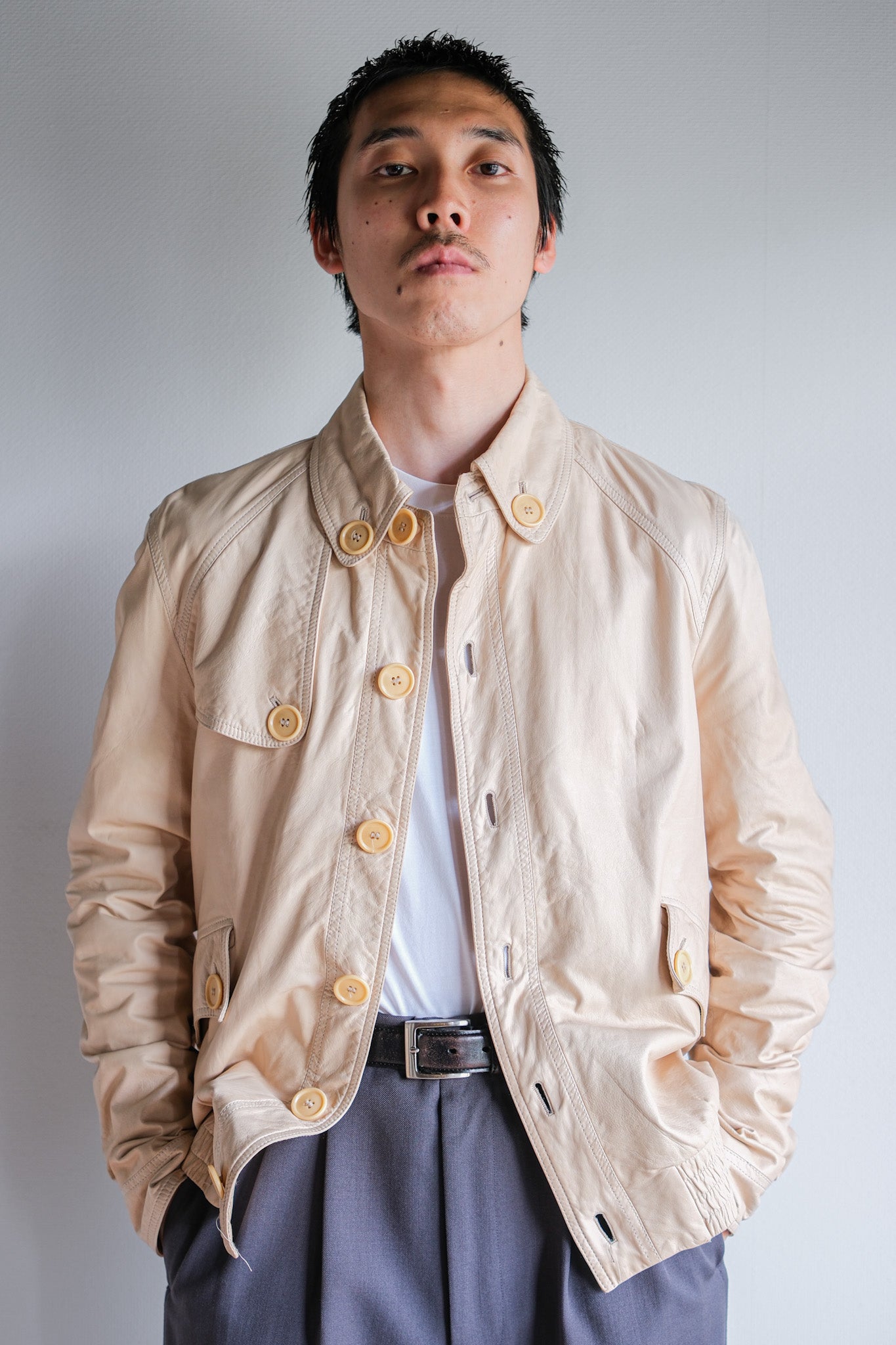 [~ 00] Old Loewe Leather Blouson