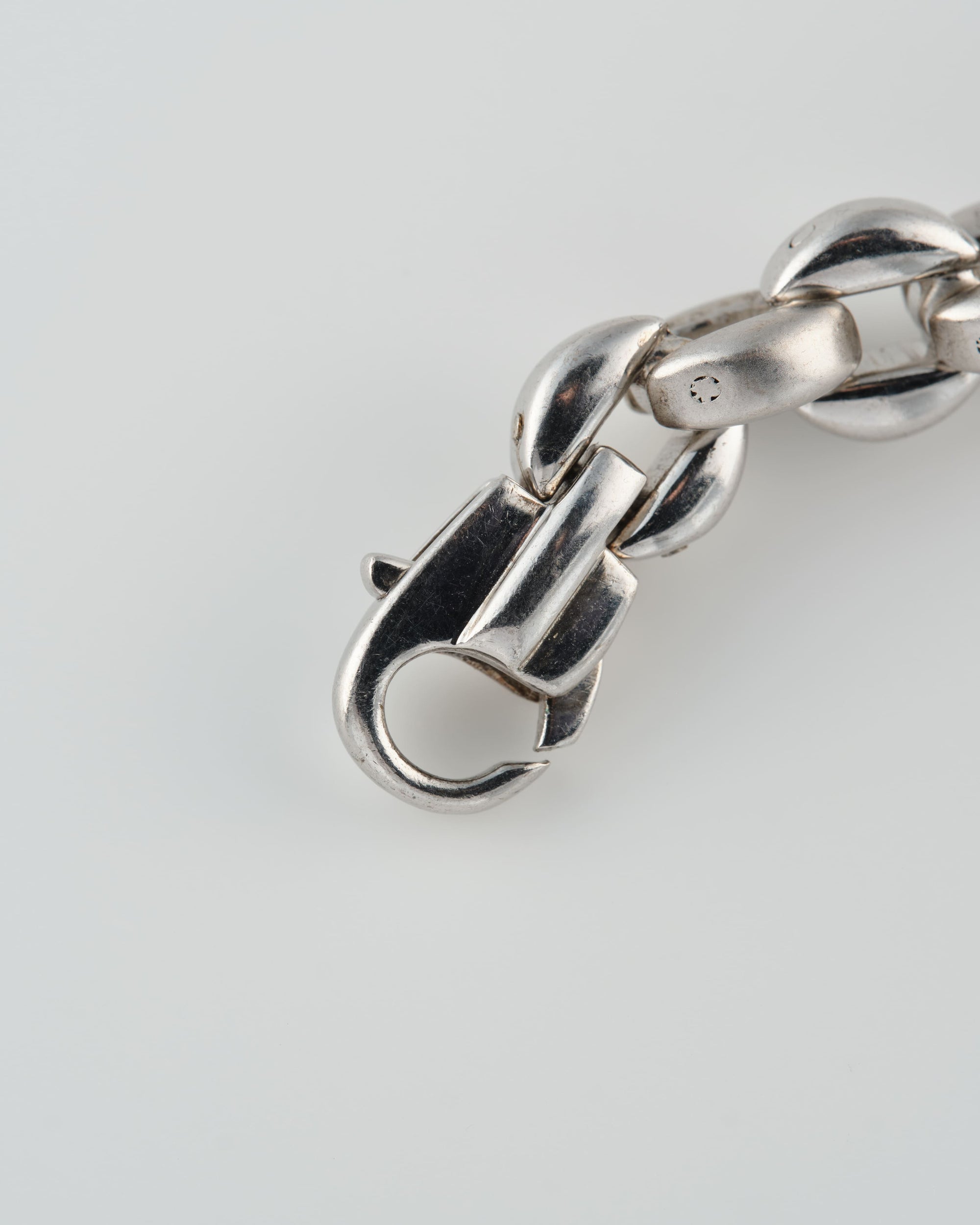 ［~80’s］Danish Vintage Silver 925 Heavy Chain Necklace
