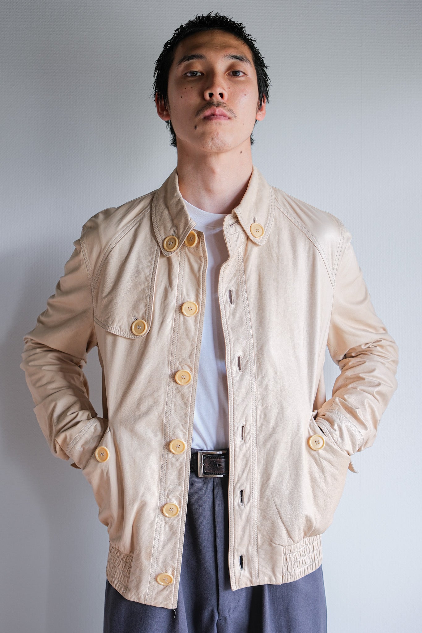 ［~00’s］Old LOEWE Leather Blouson
