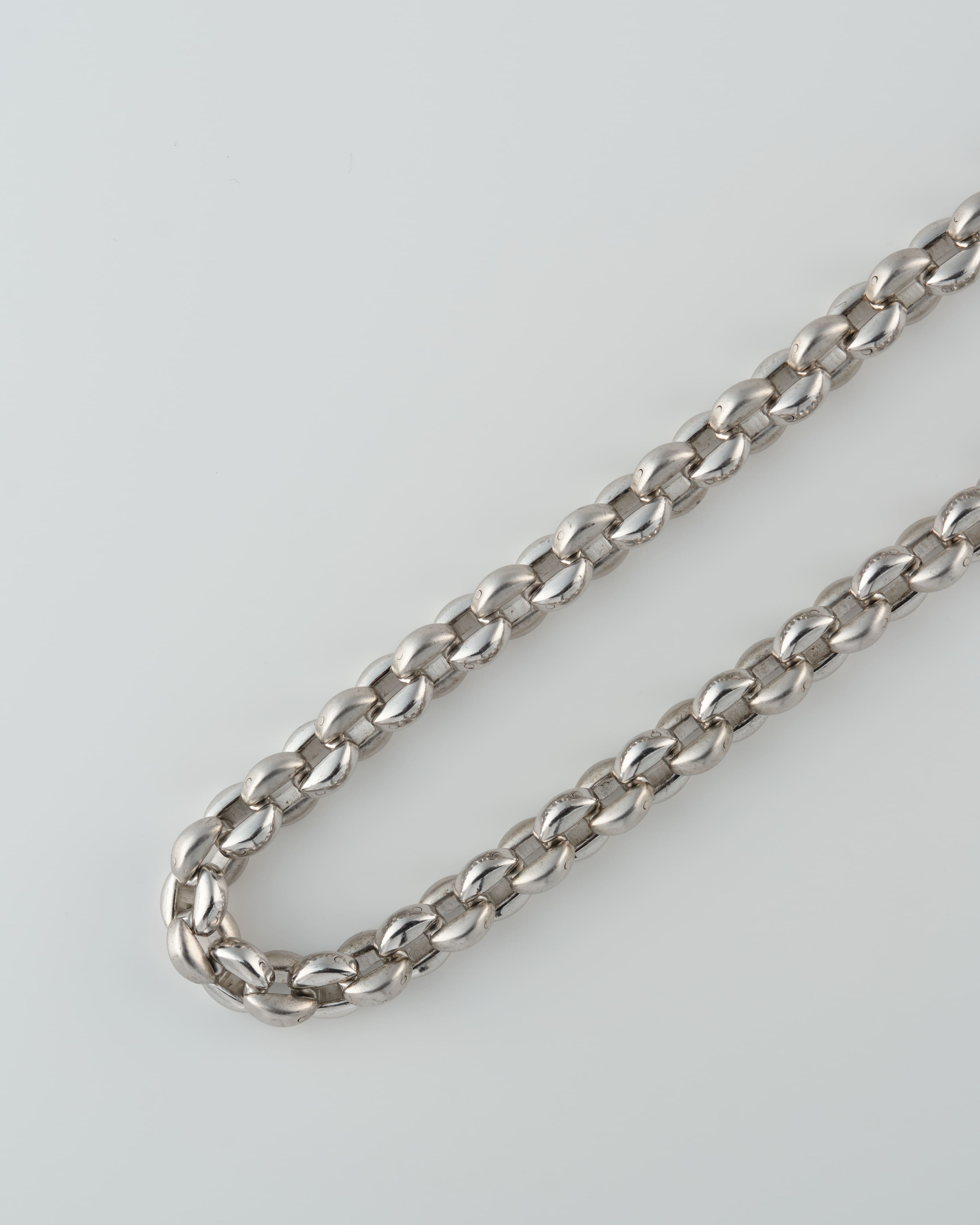 【~80’s】Danish Vintage Silver 925 Heavy Chain Necklace