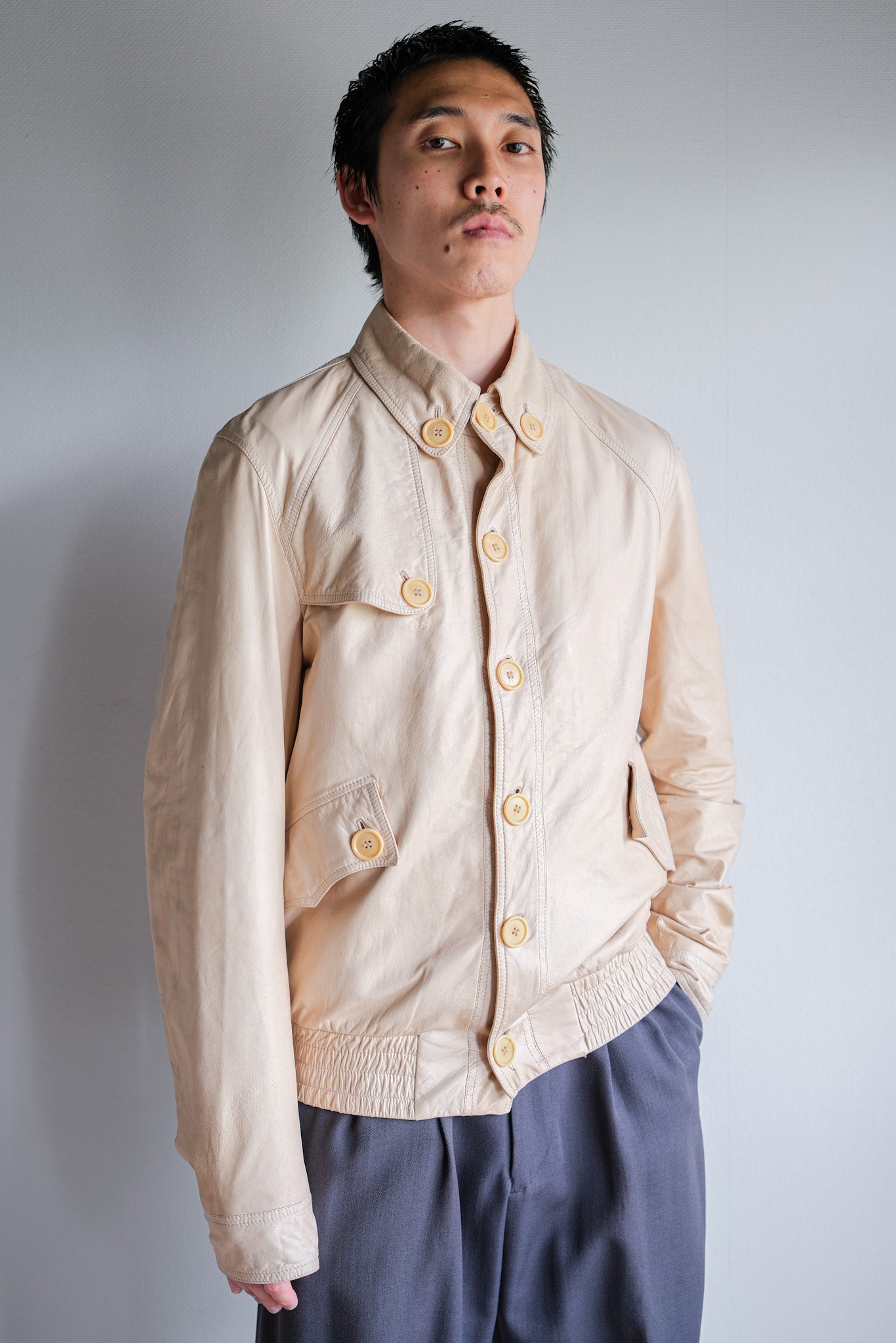 ［~00’s］Old LOEWE Leather Blouson