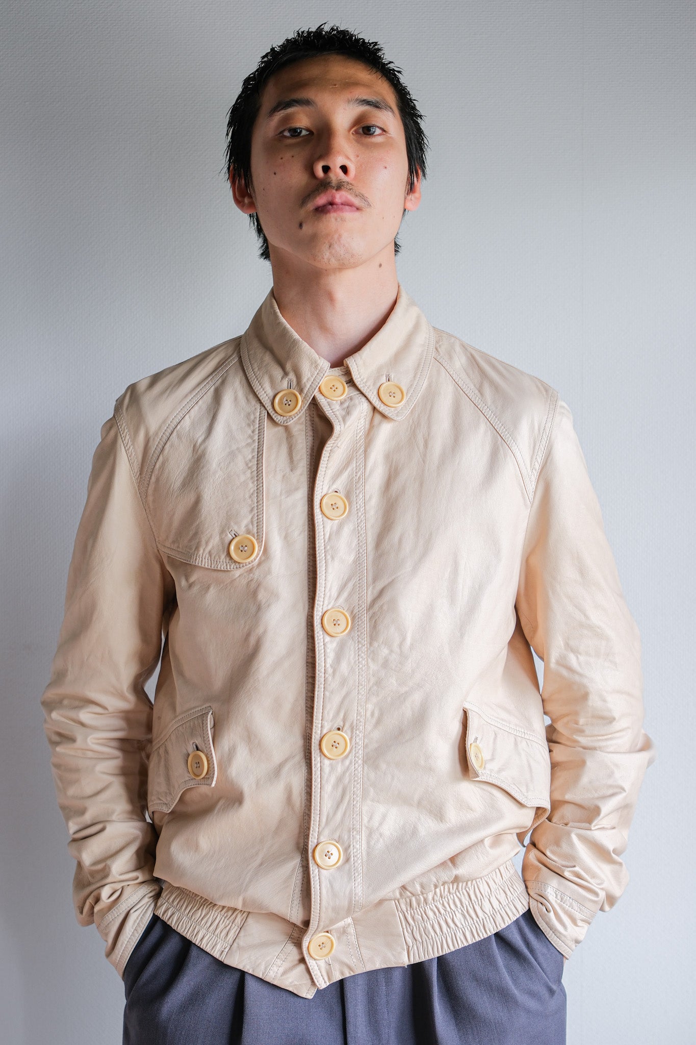 ［~00’s］Old LOEWE Leather Blouson