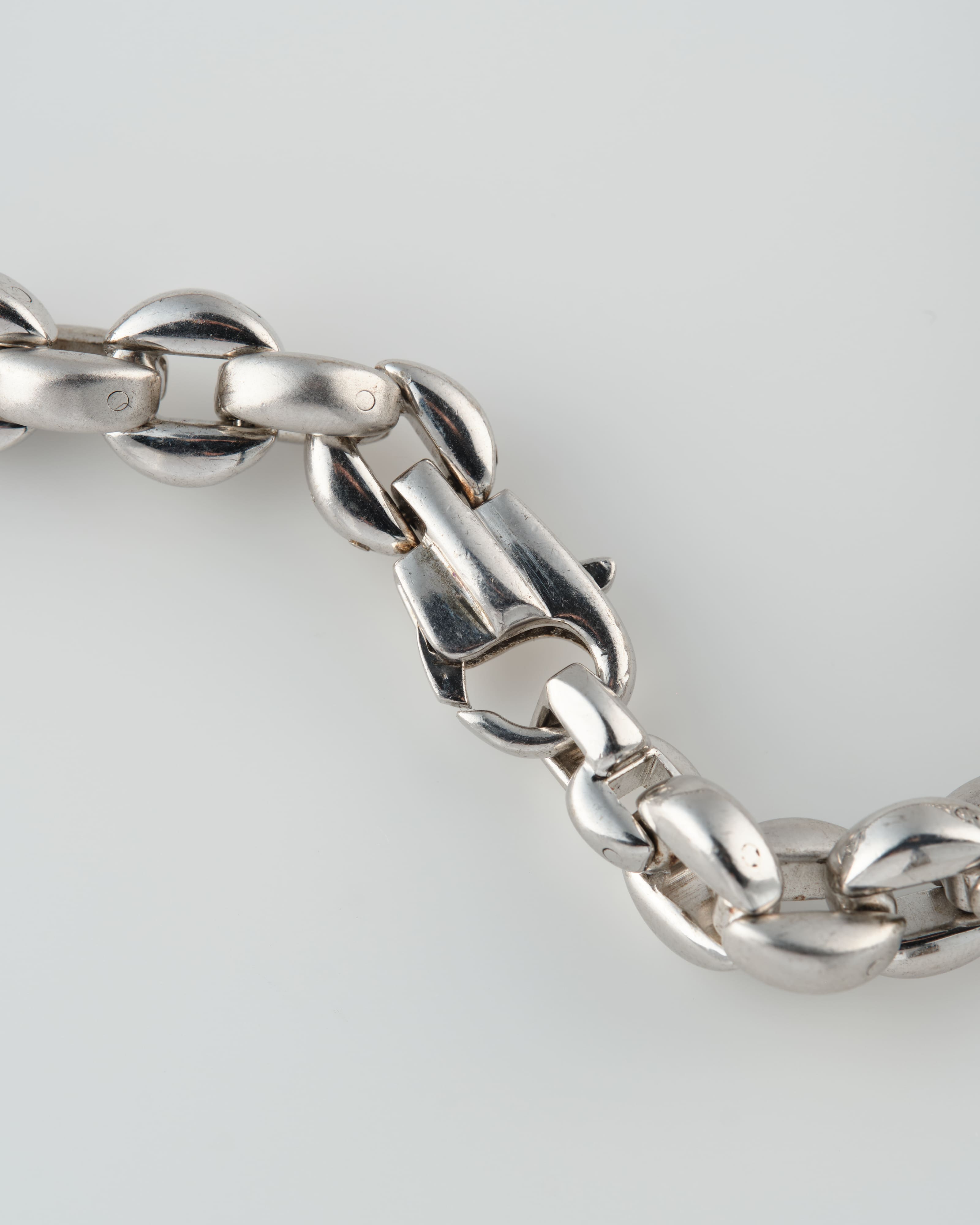 【~80’s】Danish Vintage Silver 925 Heavy Chain Necklace
