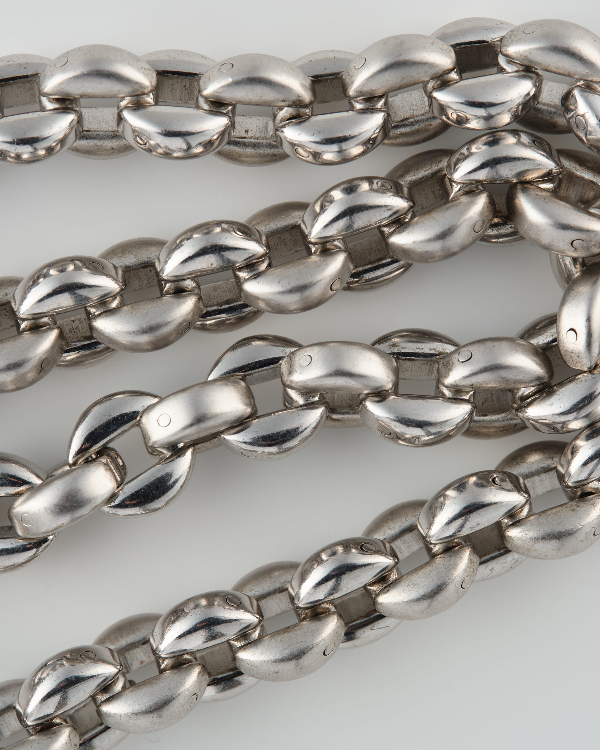 ［~80’s］Danish Vintage Silver 925 Heavy Chain Necklace