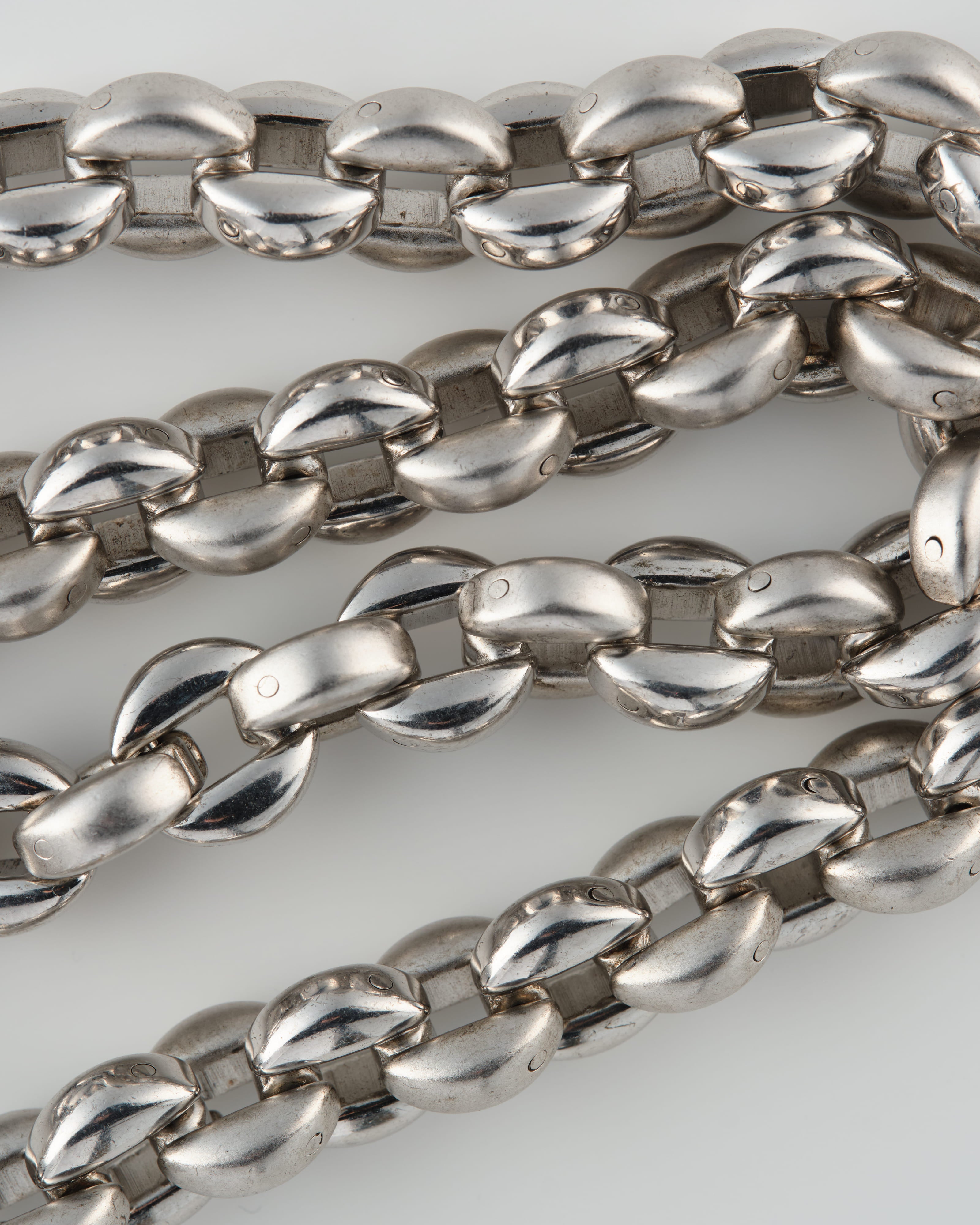 【~80’s】Danish Vintage Silver 925 Heavy Chain Necklace
