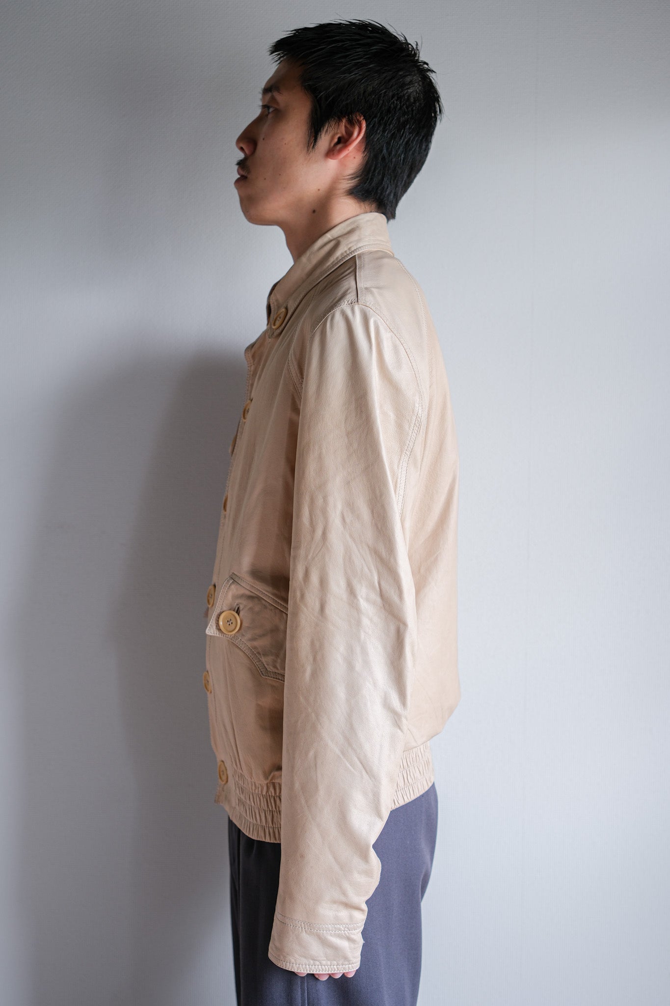 ［~00’s］Old LOEWE Leather Blouson