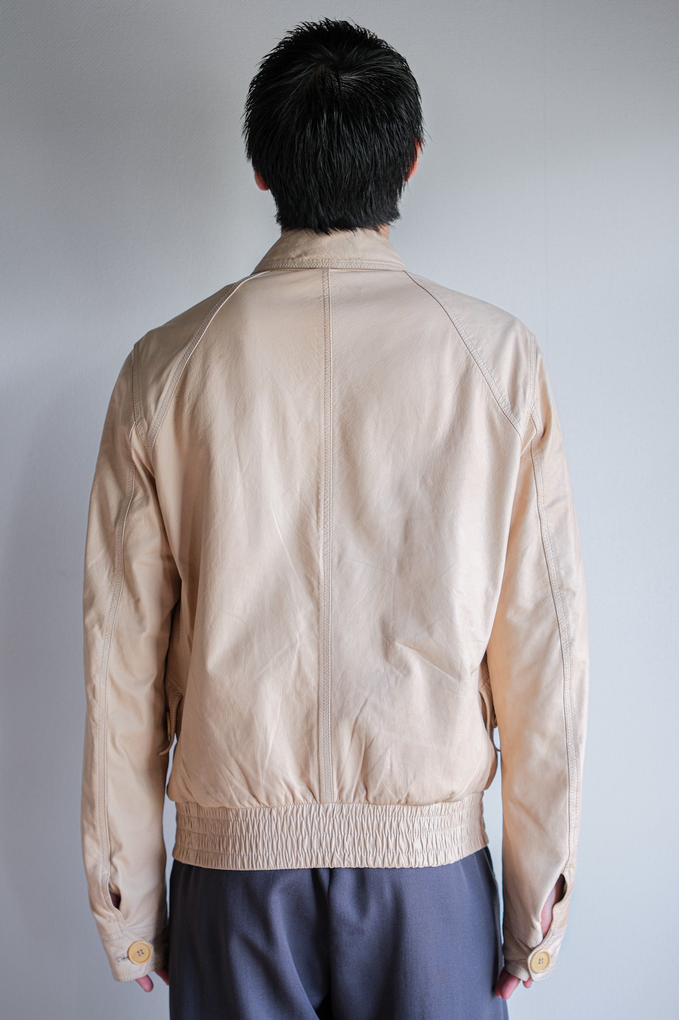 [~00’s] Old LOEWE Leather Blouson