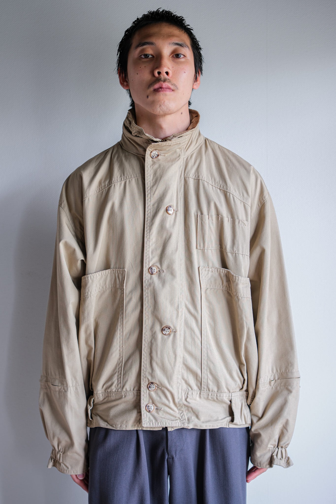 【~80's】Vintage Willis&Geiger Bush Poplin Hunter Hiker Jacket Size.L "Made in U.S.A."