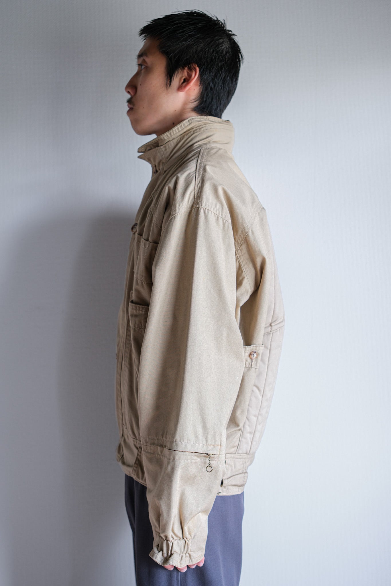 【~80's】Vintage Willis&Geiger Bush Poplin Hunter Hiker Jacket Size.L "Made in U.S.A."