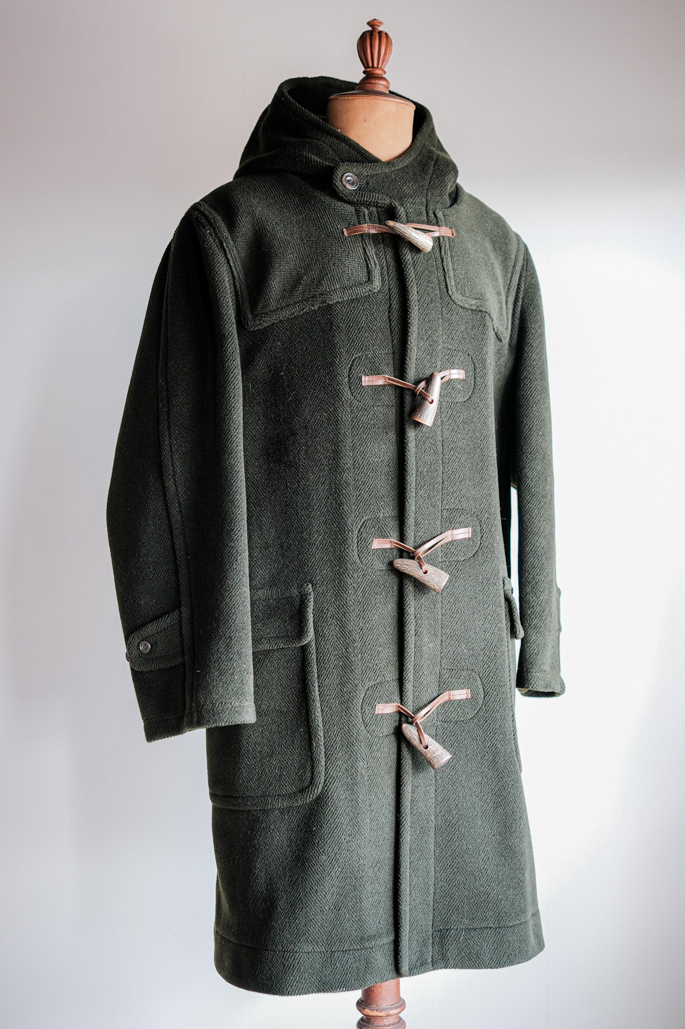 ［~90's］Old INVERTERE HBT Wool Duffle Coat "Moorbrook" "DAVIDE CENCI 別注"