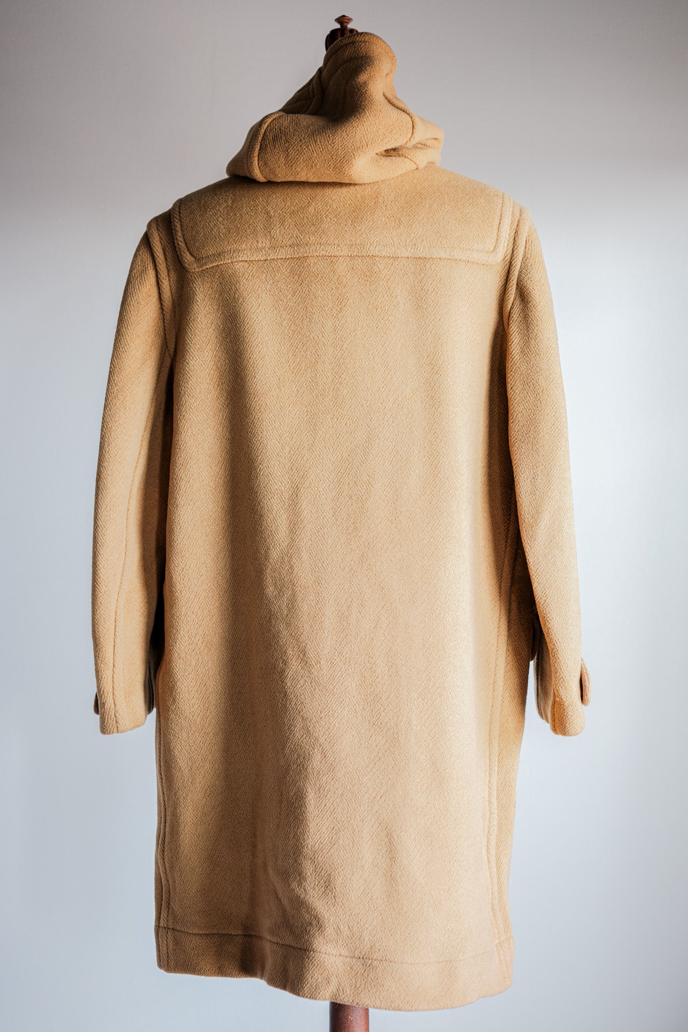 [~ 90's] Old Invertere HBT Wool Duffle COAT SIZE.38R "Moorbrook"