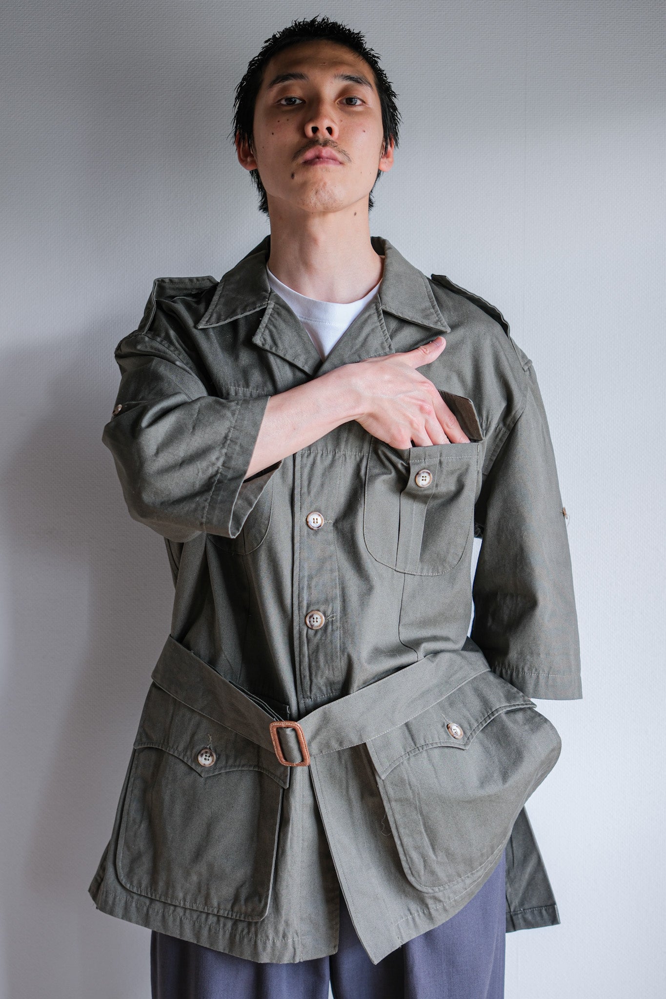 【~90's】Vintage Willis&Geiger Bush Poplin Selous Jacket Size.M "Made in U.S.A."