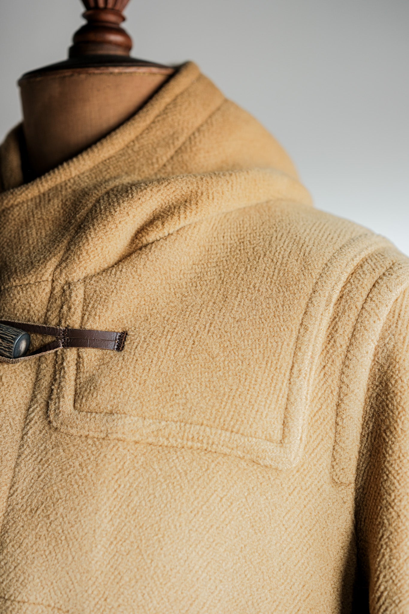 ［~90's］Old INVERTERE HBT Wool Duffle Coat Size.38R "Moorbrook"