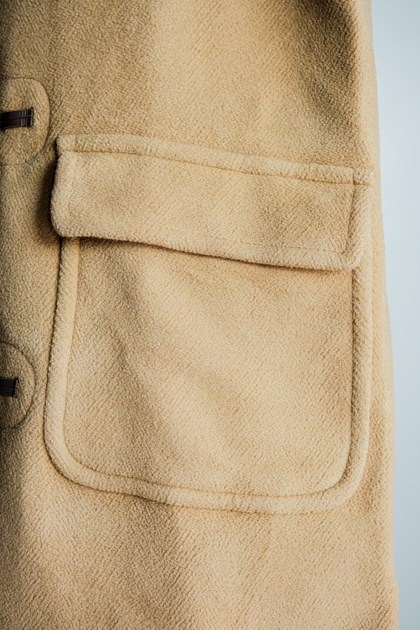 ［~90's］Old INVERTERE HBT Wool Duffle Coat Size.38R "Moorbrook"