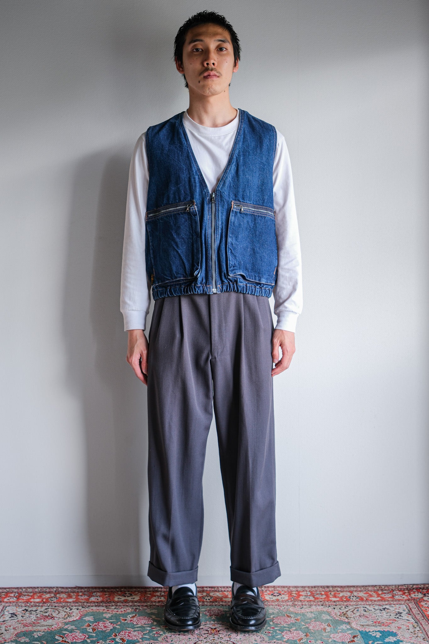 ［~80's］Old EMPORIO ARMANI Denim Vest