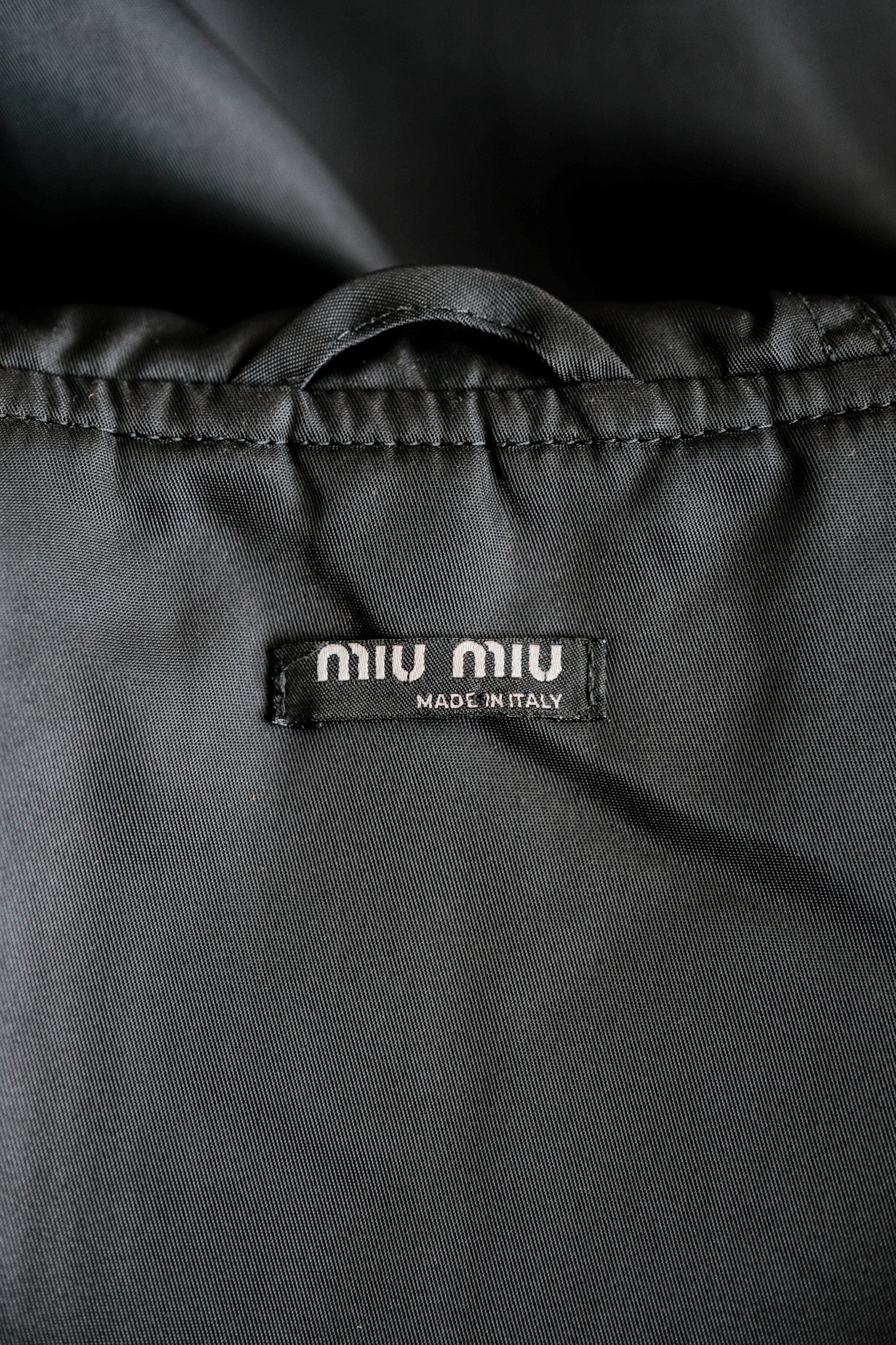 ［~00’s］Old miu miu Military Style Nylon Coat Size.M