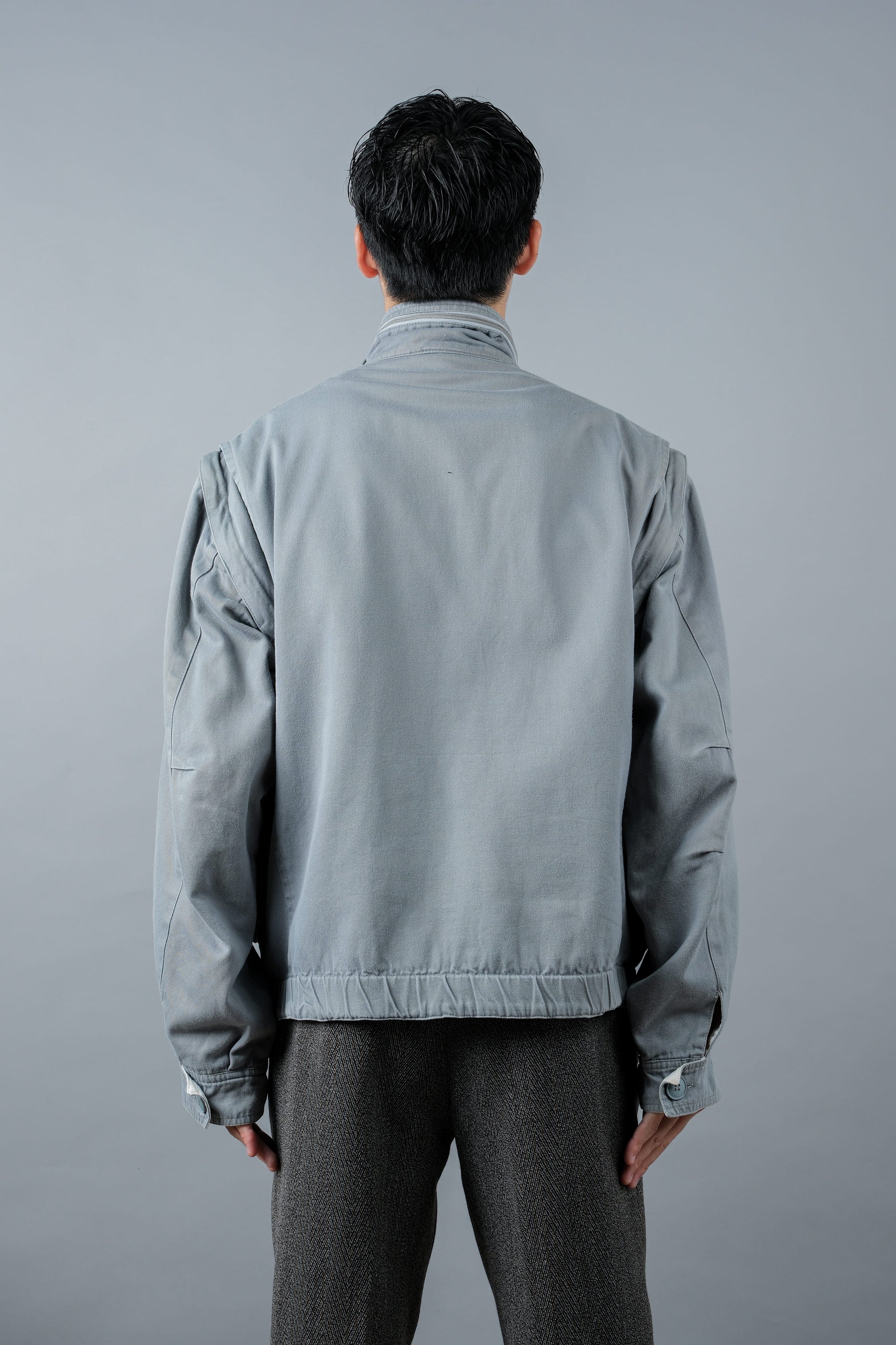 ［~90's］Old Renoma Paris Detachable Sleeve Multi Pocket Jacket