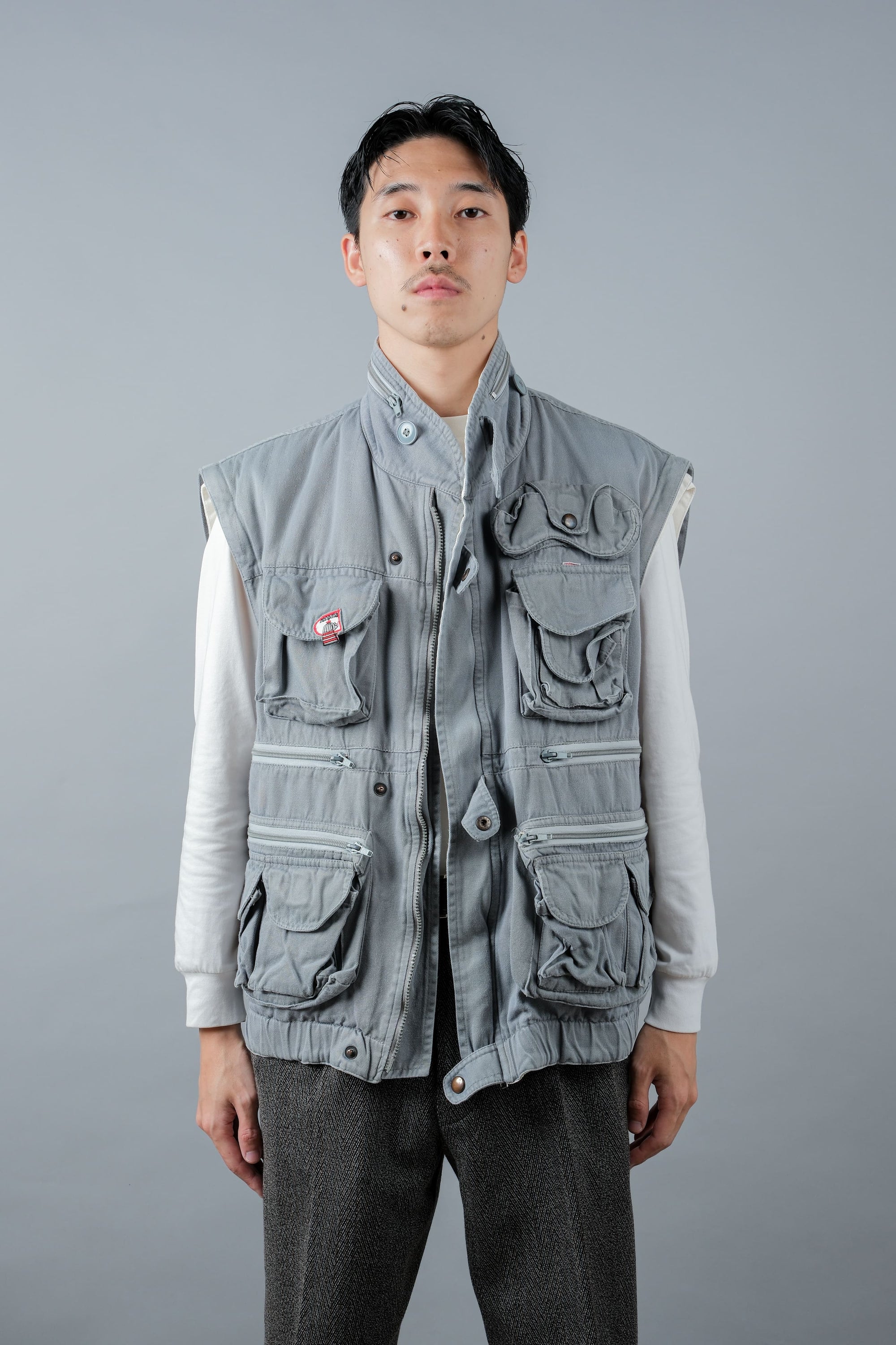 ［~90's］Old Renoma Paris Detachable Sleeve Multi Pocket Jacket