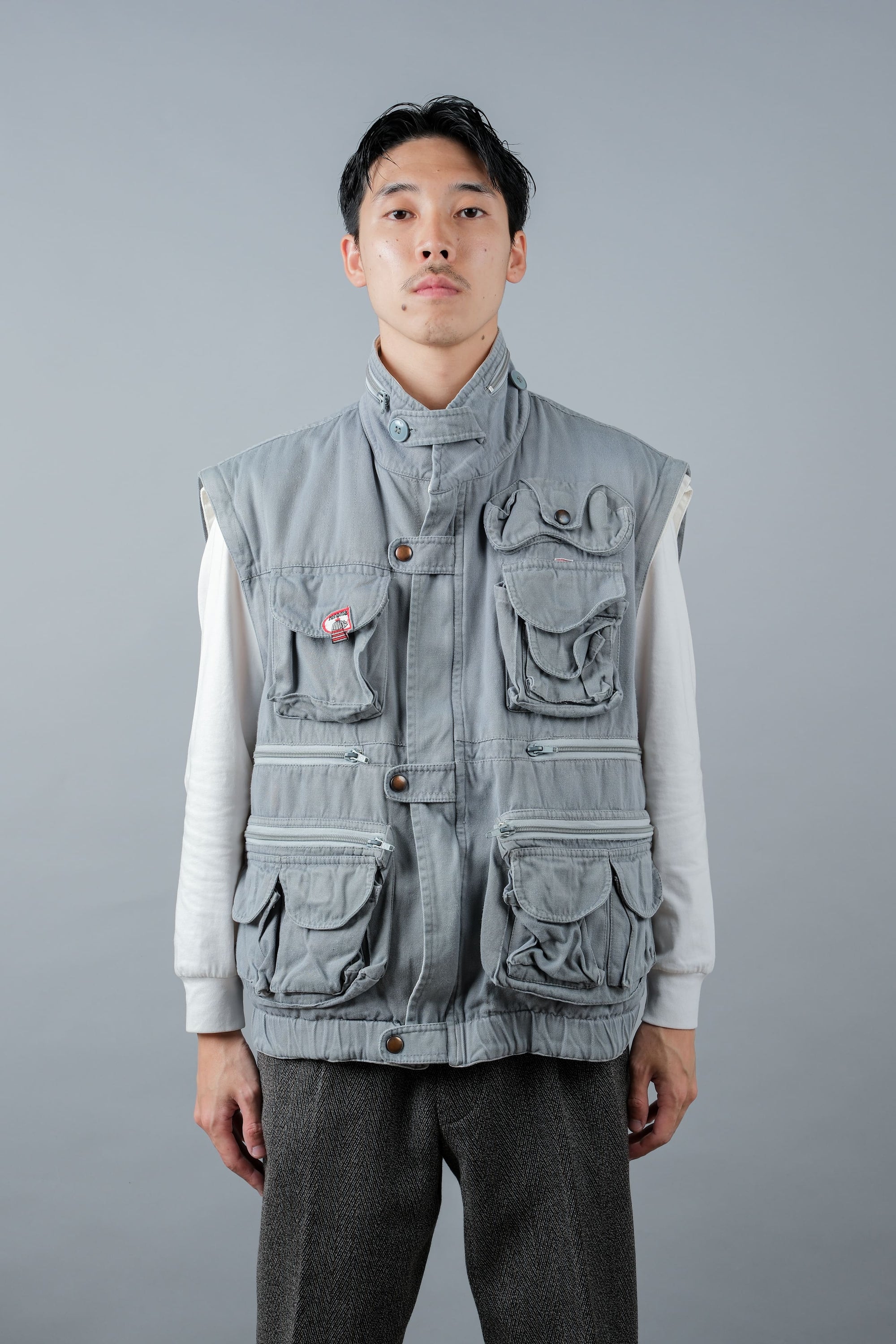 ［~90's］Old Renoma Paris Detachable Sleeve Multi Pocket Jacket
