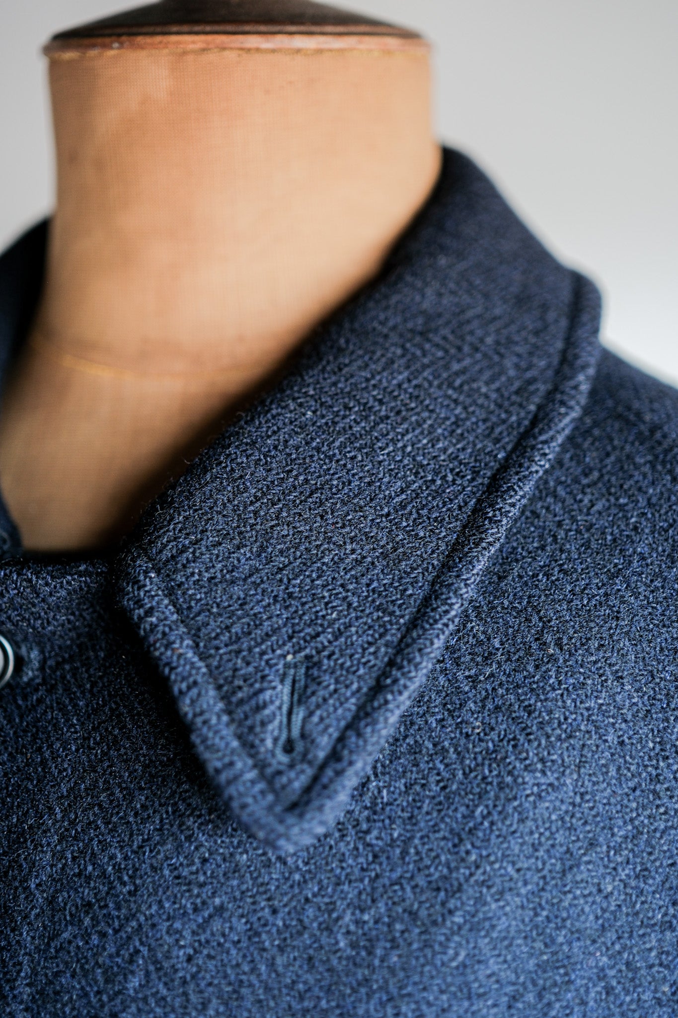 ［~80's］Vintage Burberrys Single Raglan Wool Balmacaan Coat Size.54RL "HARRIS TWEED" "Kraft 別注"