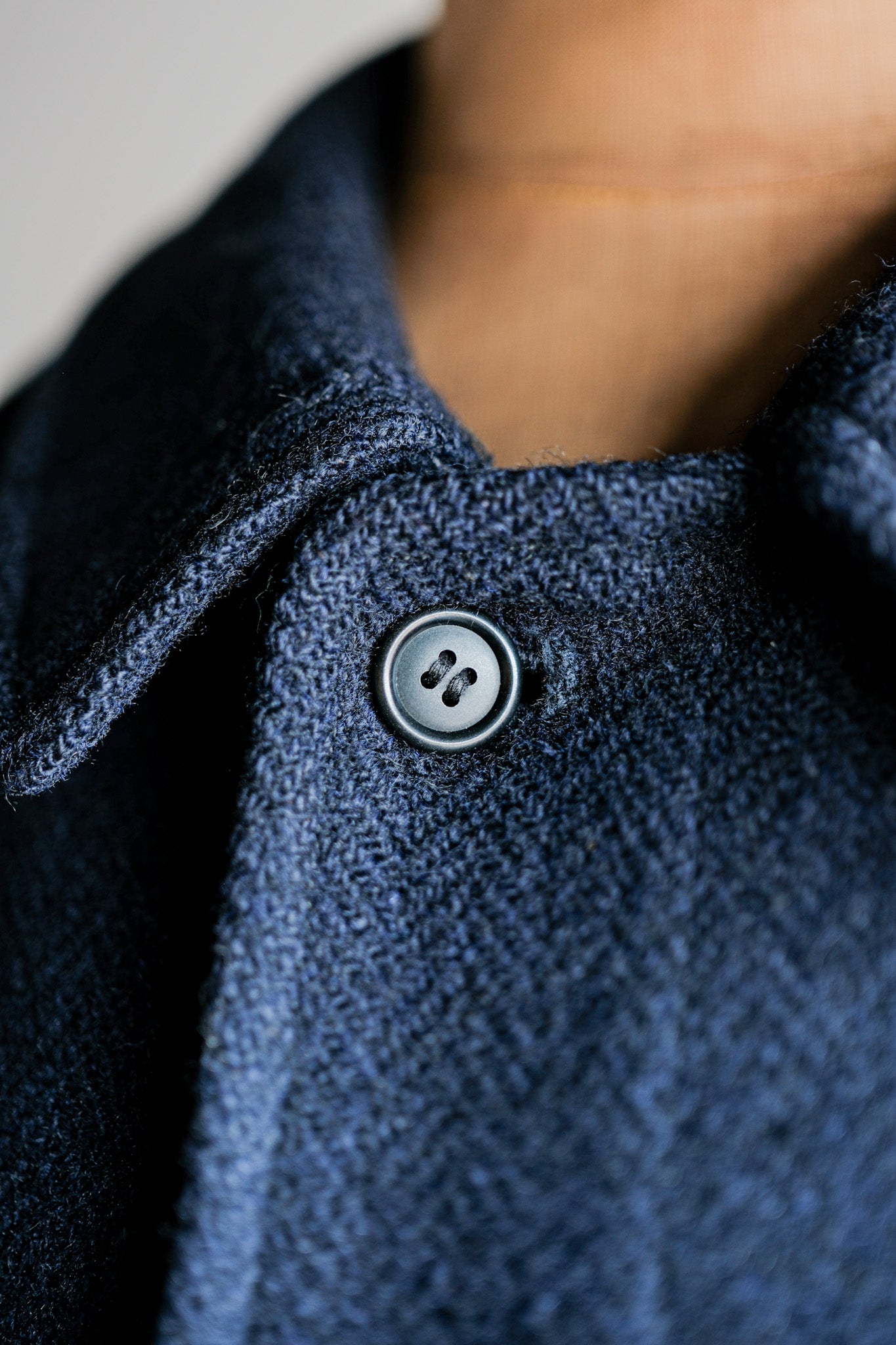 ［~80's］Vintage Burberrys Single Raglan Wool Balmacaan Coat Size.54RL "HARRIS TWEED" "Kraft 別注"
