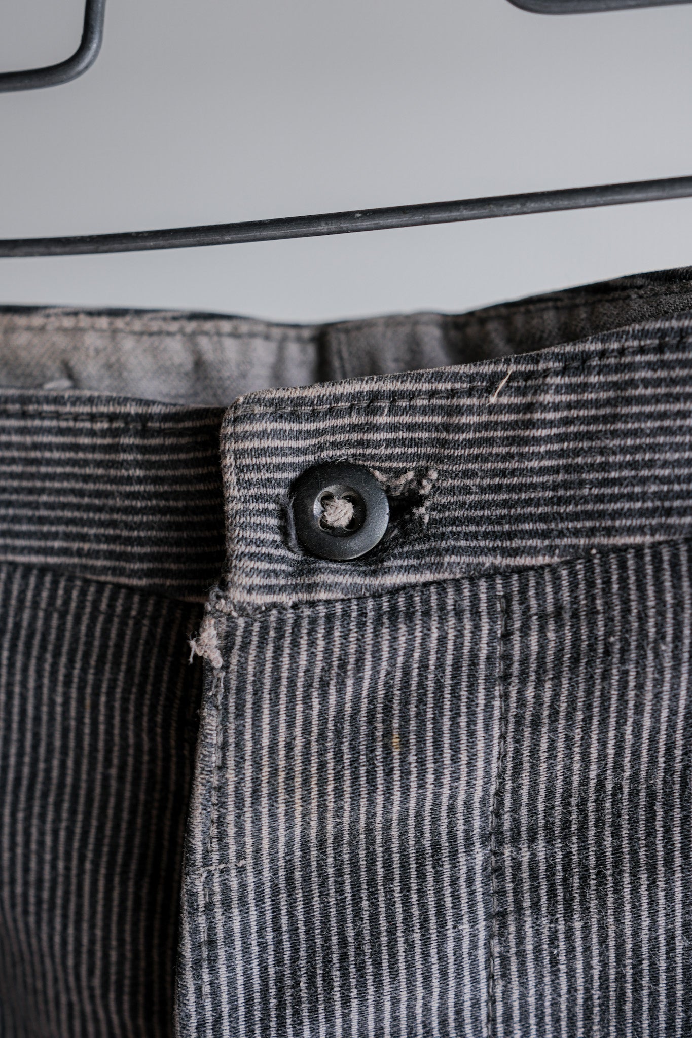 ［~40's］Belgium Vintage Printed Moleskin Prisoner Pants