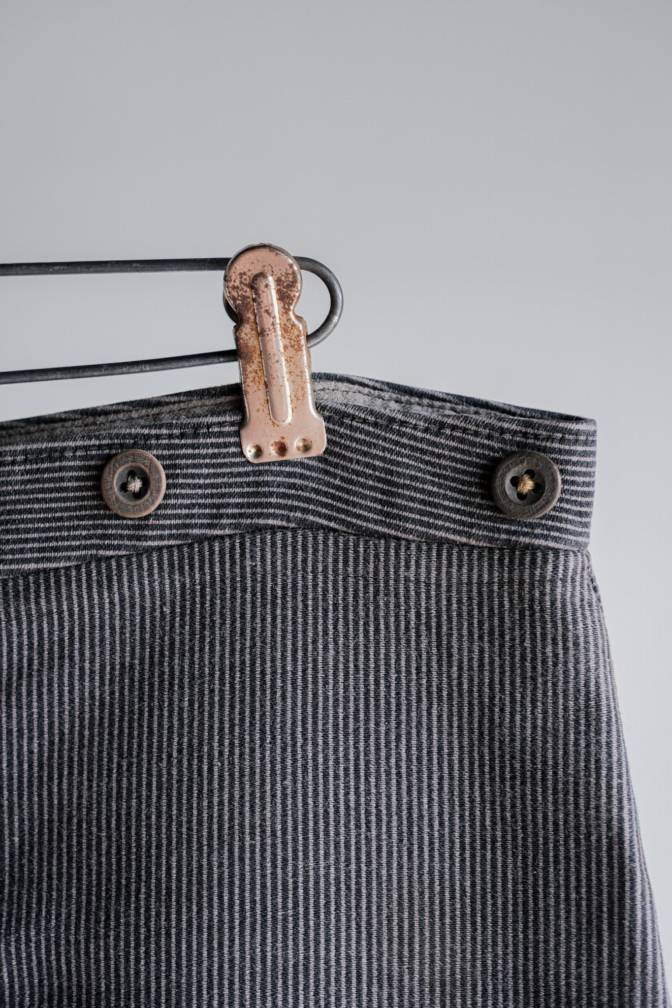 ［~40's］Belgium Vintage Printed Moleskin Prisoner Pants