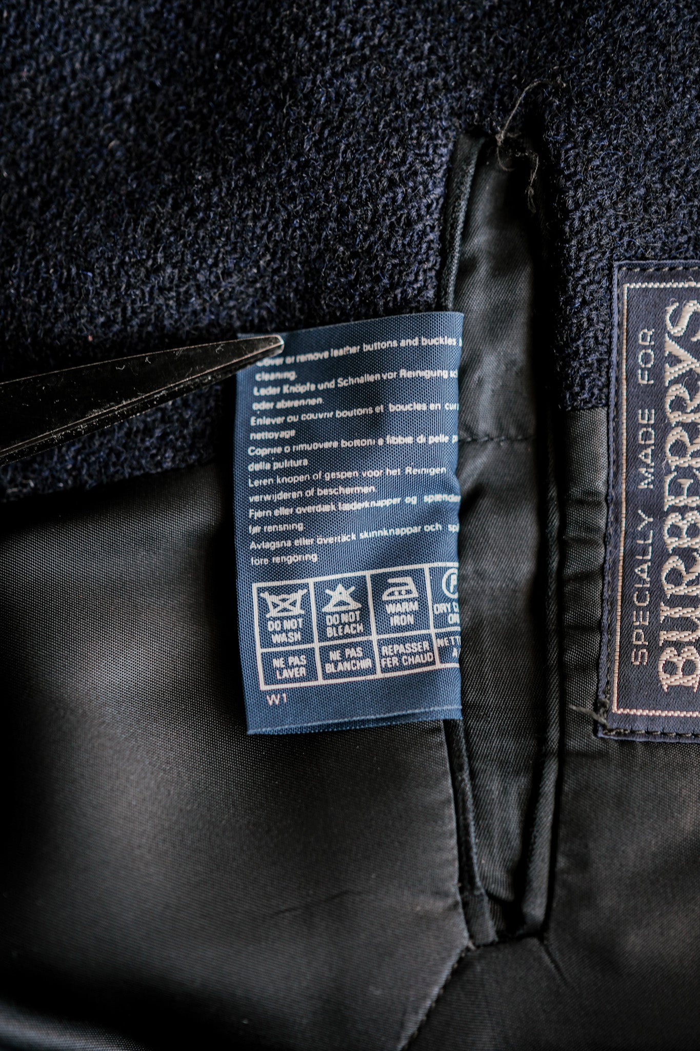［~80's］Vintage Burberrys Single Raglan Wool Balmacaan Coat Size.54RL "HARRIS TWEED" "Kraft 別注"