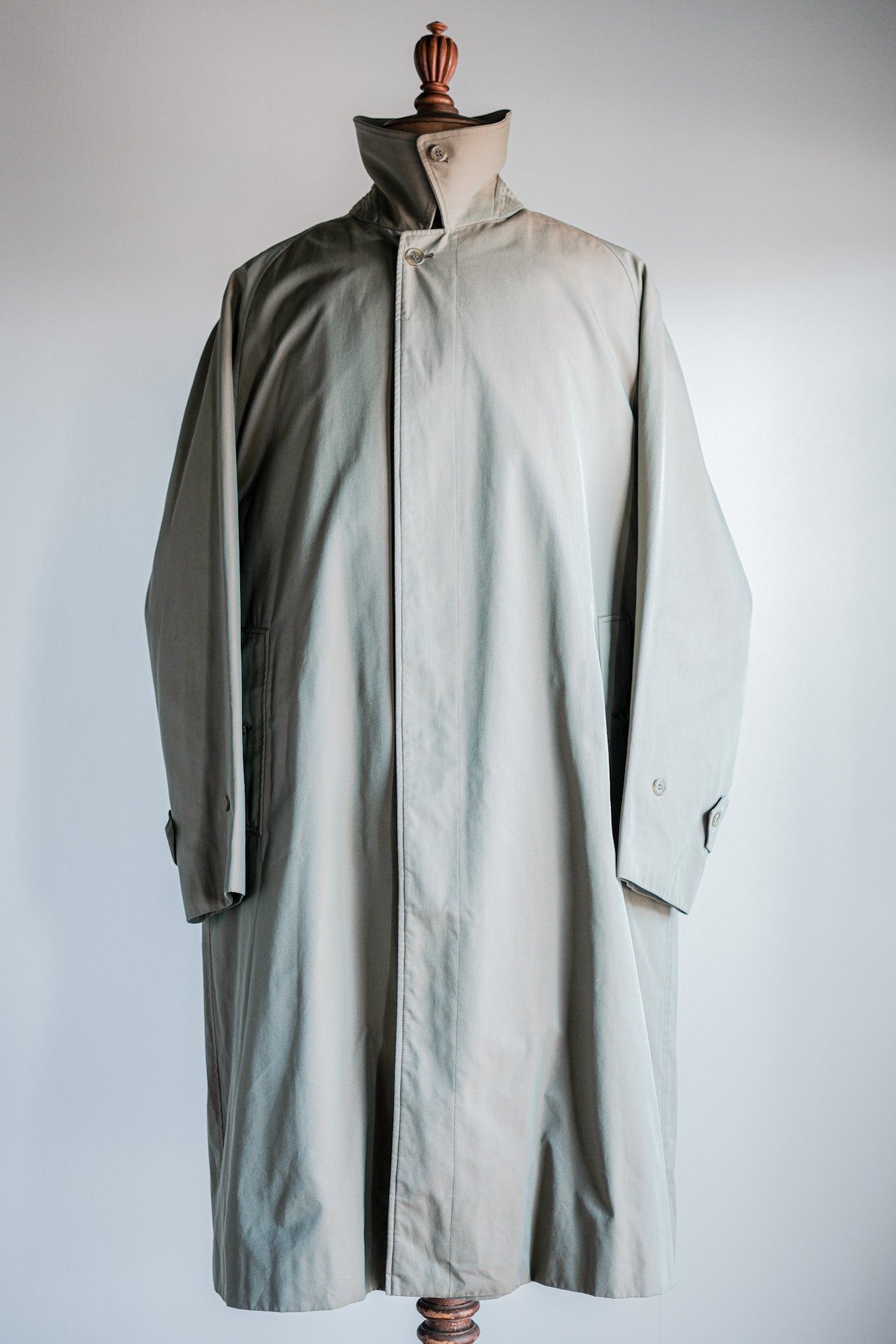 【~80's】Vintage Burberrys Single Raglan Balmacaan Coat C100 With Liner Size.50REG "TAMAMUSHI"