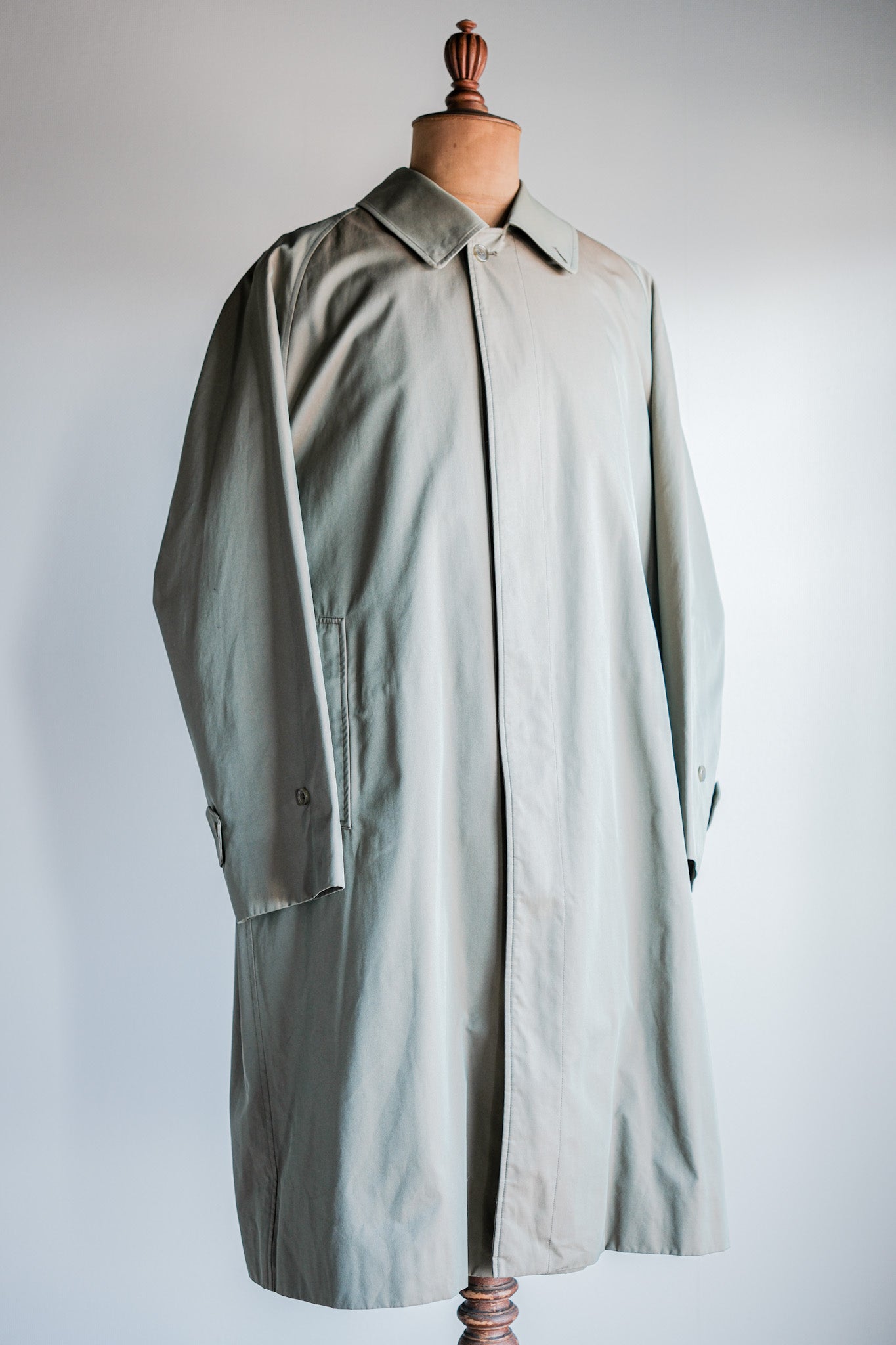 【~80's】Vintage Burberrys Single Raglan Balmacaan Coat C100 With Liner Size.50REG "TAMAMUSHI"